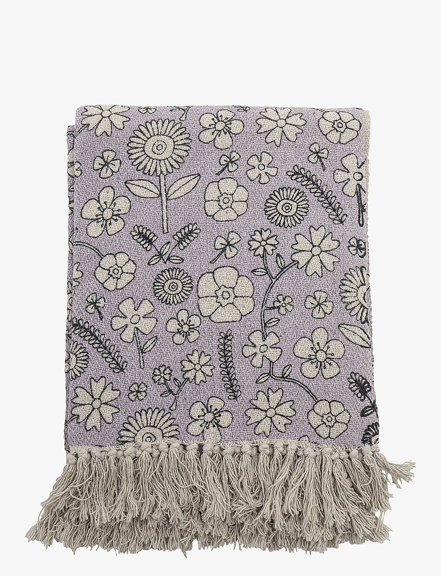 Bloomingville - Salli Throw - die niedrigsten preise - purple - 2