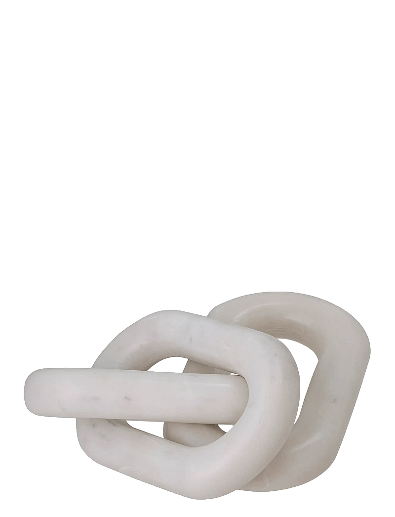 Bloomingville - Adee Deco, White, Marble - figuren & skulpturen - white - 1
