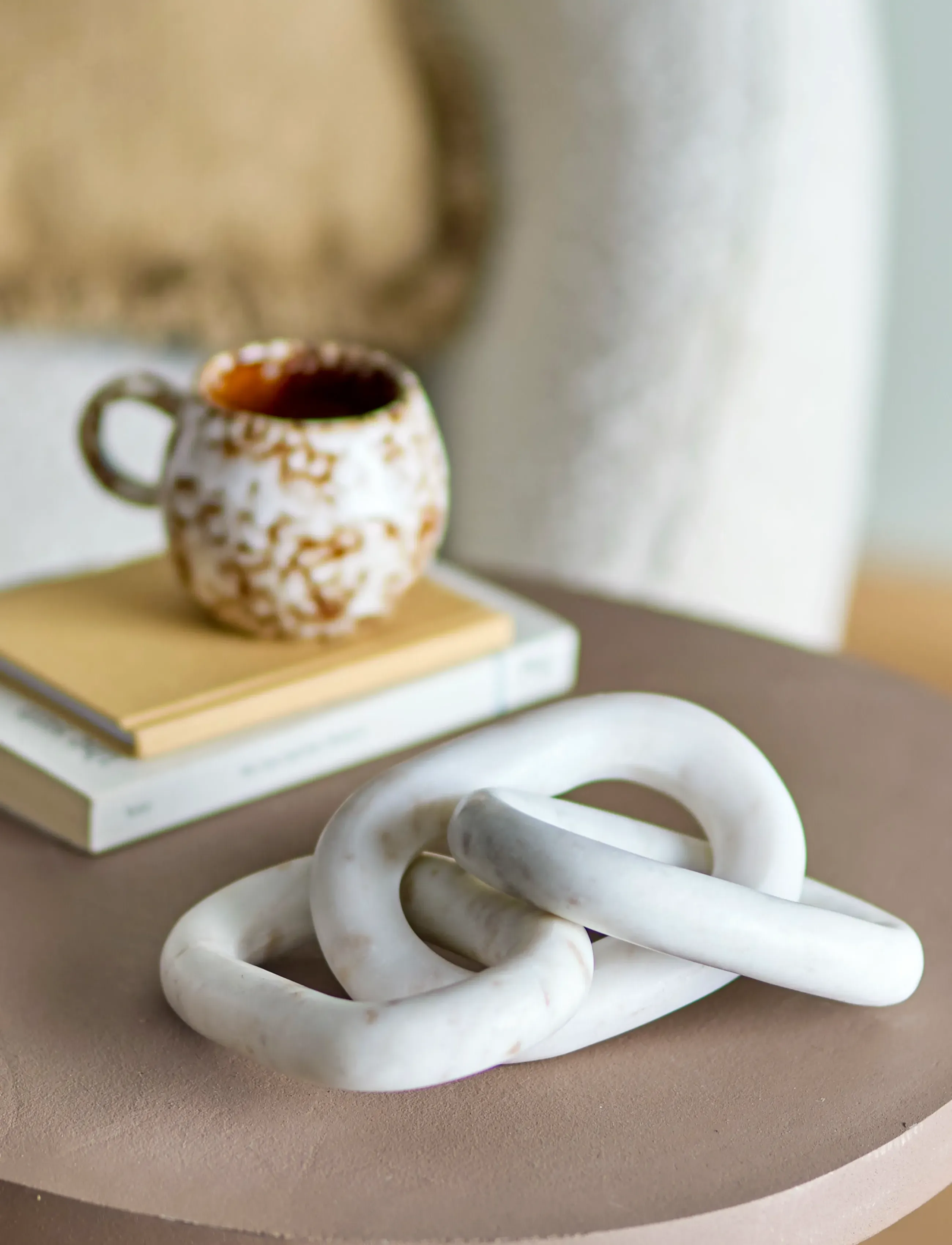 Bloomingville - Adee Deco, White, Marble - skulpturer & figurer - white - 3