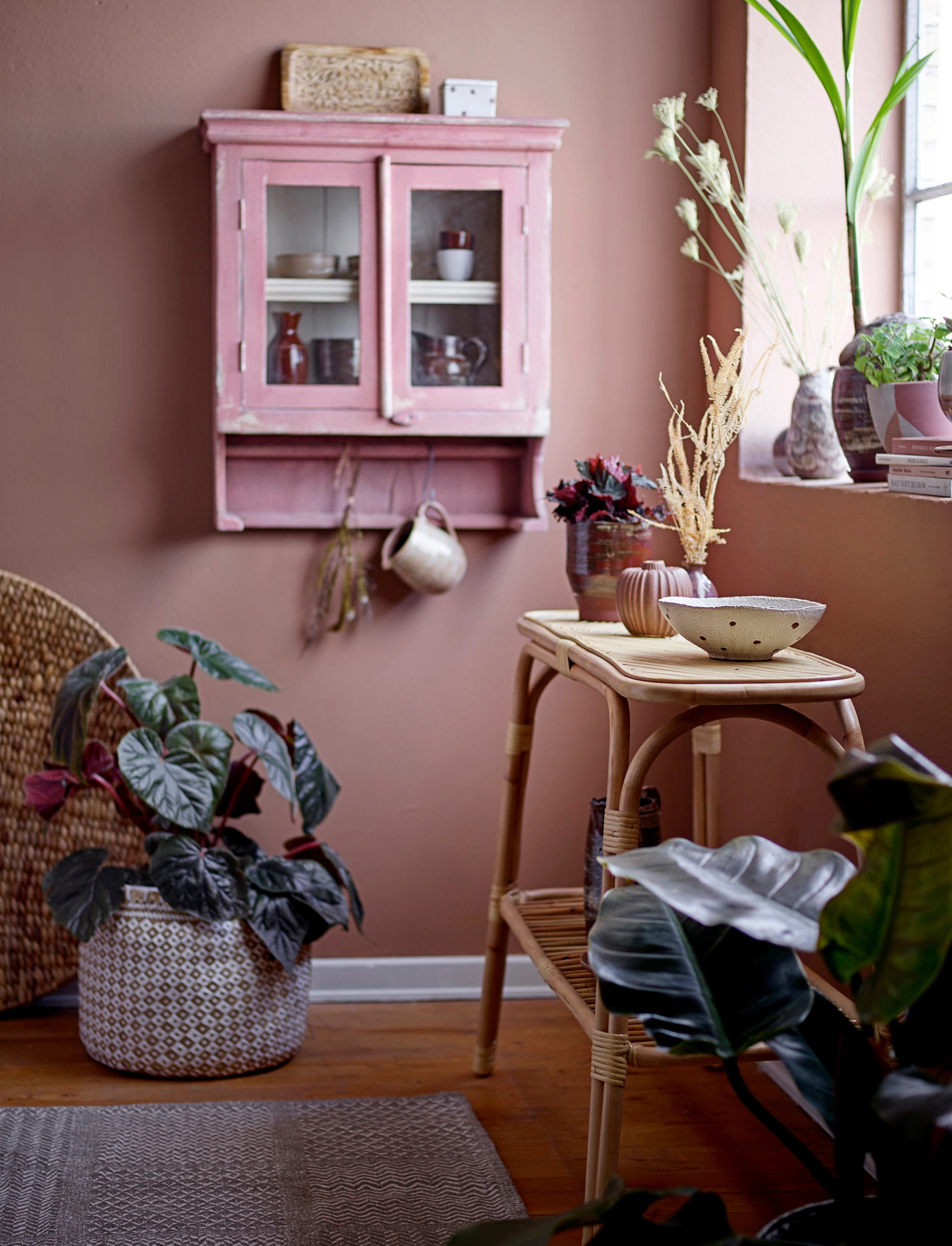 Bloomingville Thenna Konsolbord, Natur, Rattan, One Size, Borde > Sideborde Og Små Borde, Unisex