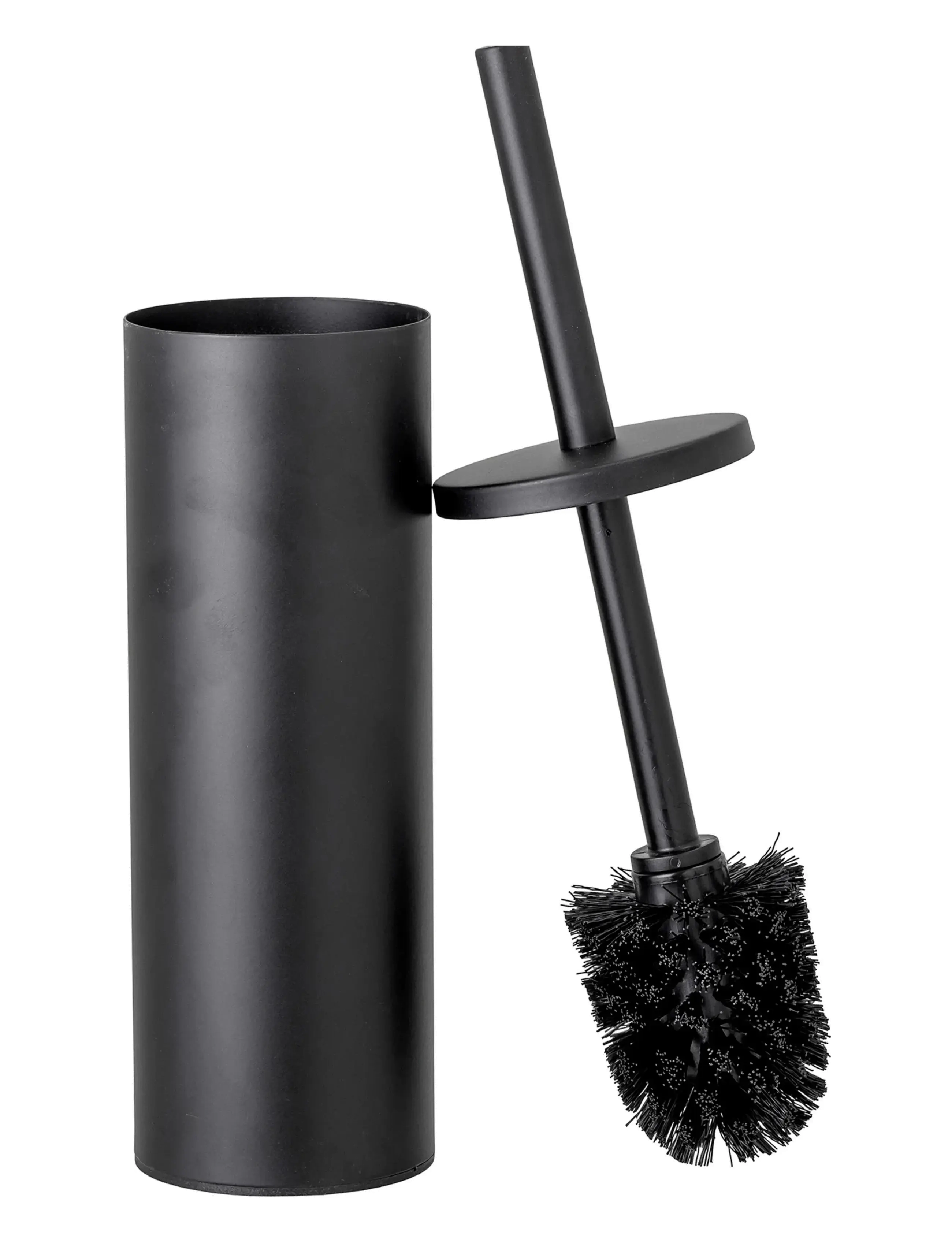 Bloomingville - Loupi Toilet Brush - tualetes poda birstes ar turētājiem - black - 1
