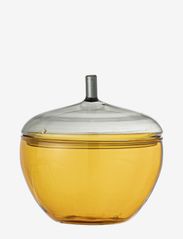 Bloomingville - Danni Jar w/Lid - najniższe ceny - yellow - 0