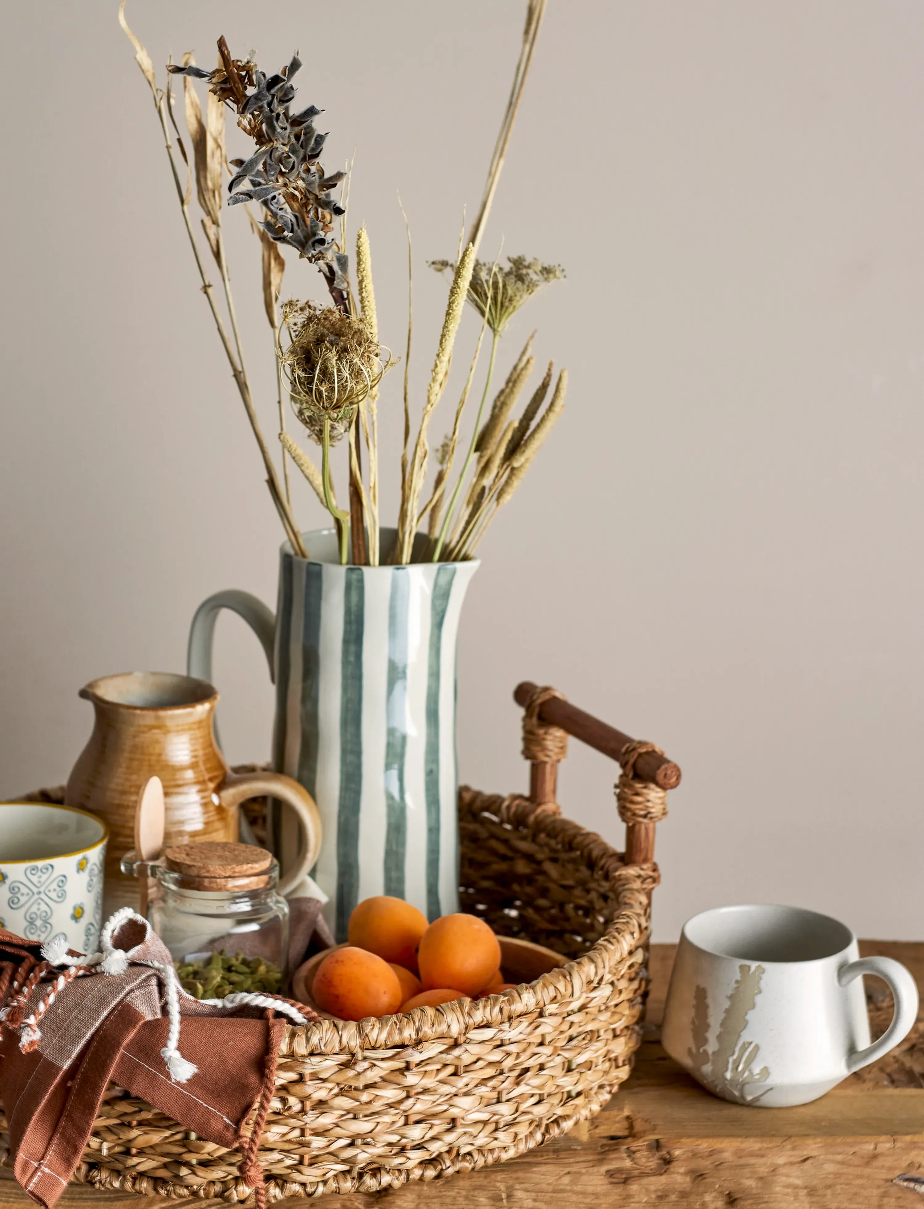 Bloomingville - Begonia Jug - veekannud - green - 5