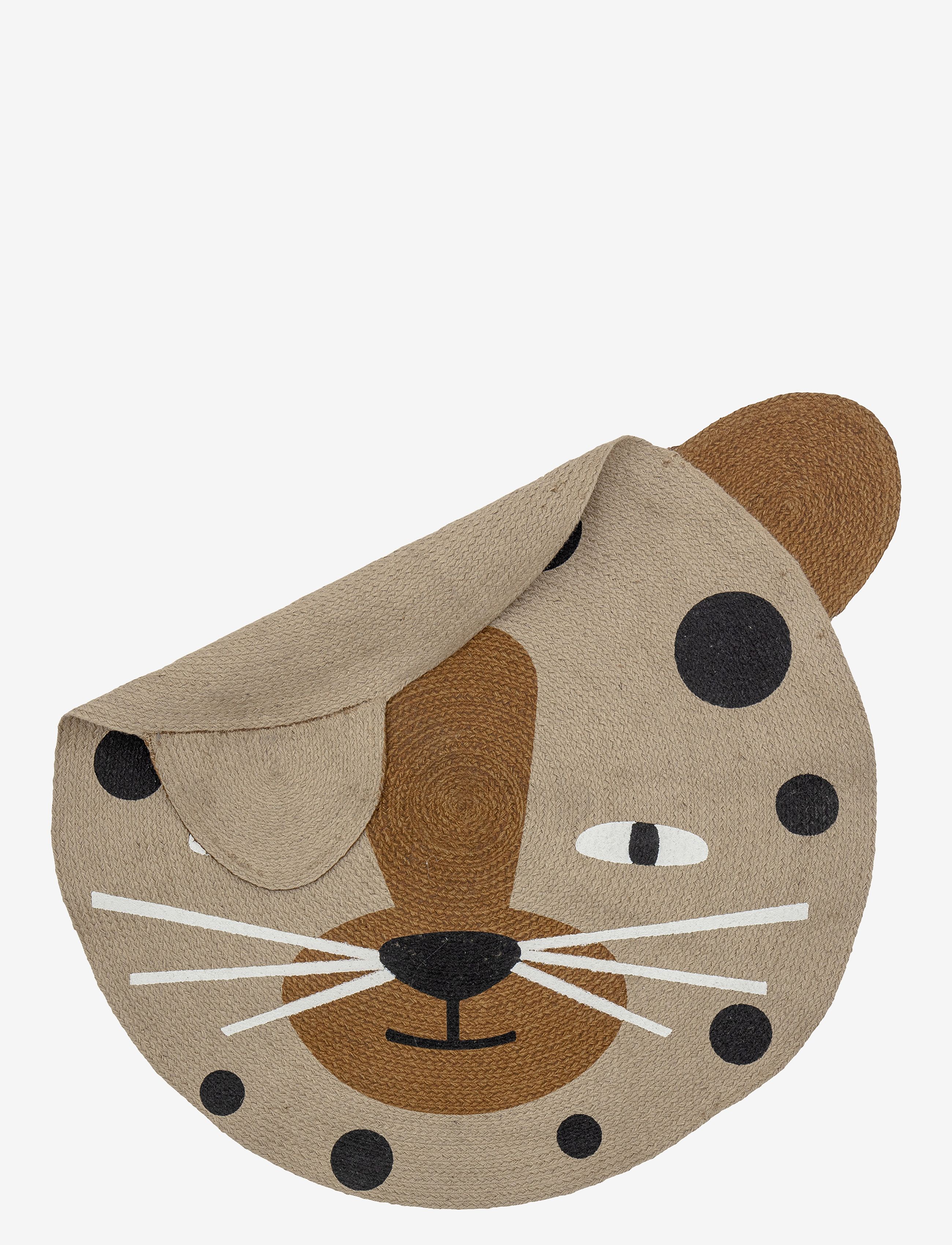 Bloomingville - Naffie Rug - runda mattor - brown - 2