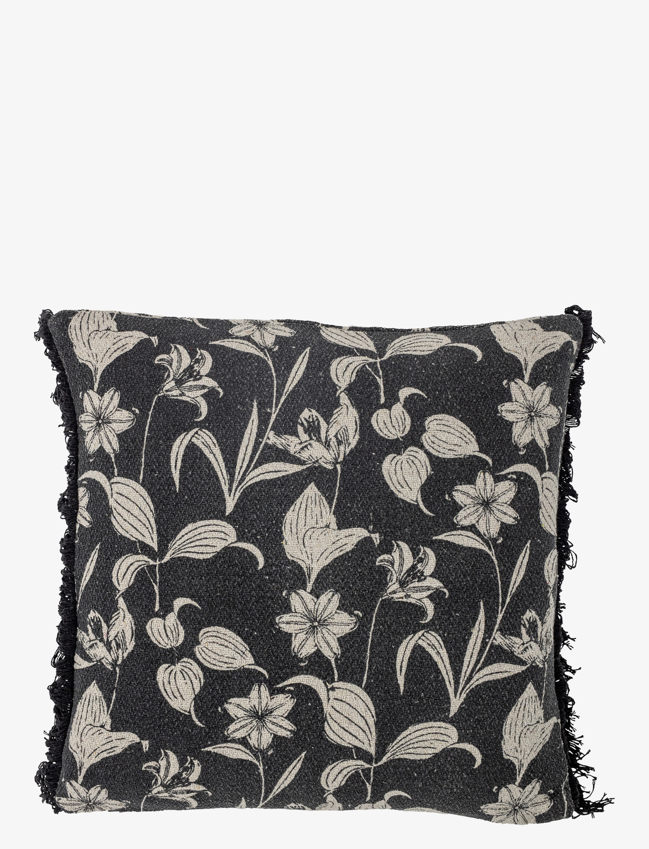 Bloomingville Mali Cushion - Textiles - BLACK / black