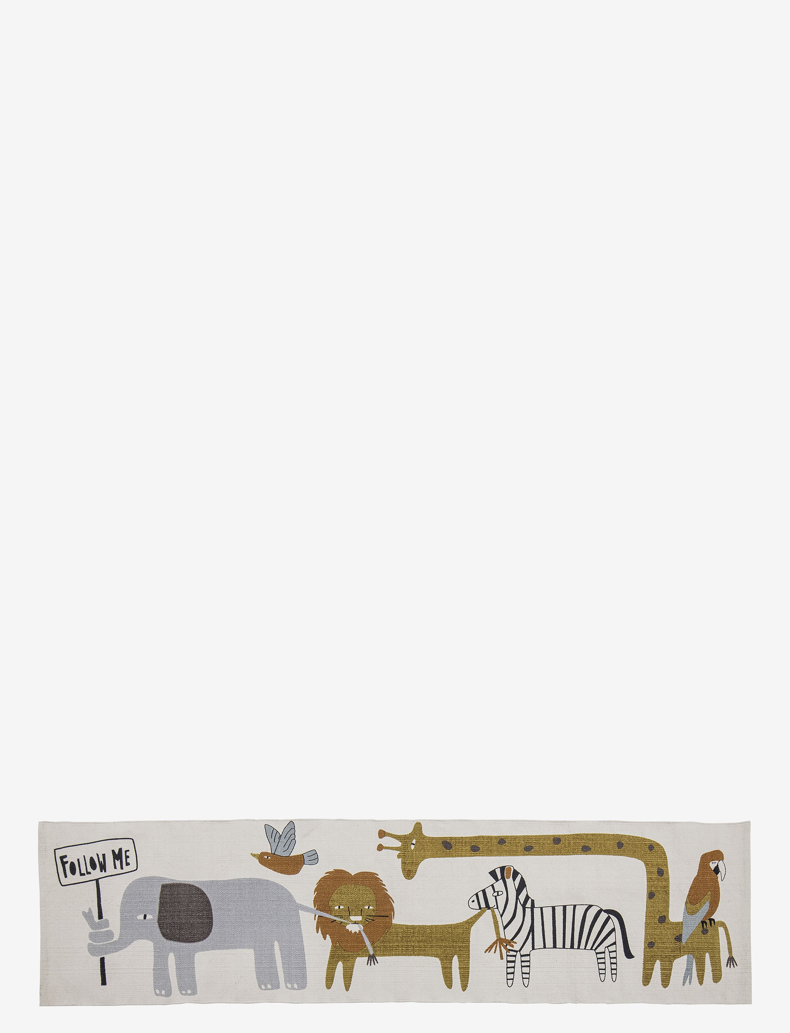 Bloomingville Neah Tæppe, L200XW50 cm, Rugs And Carpets, Mehrfarbig/gemustert - Rectangular Rugs, Kinder