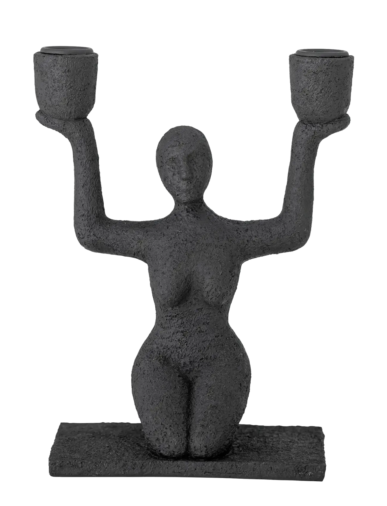 Bloomingville Lucie Candle Holder - Neuheiten - BLACK / black