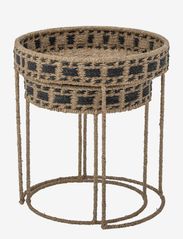Bloomingville - Nore Tray Table - brickor - brown - 2