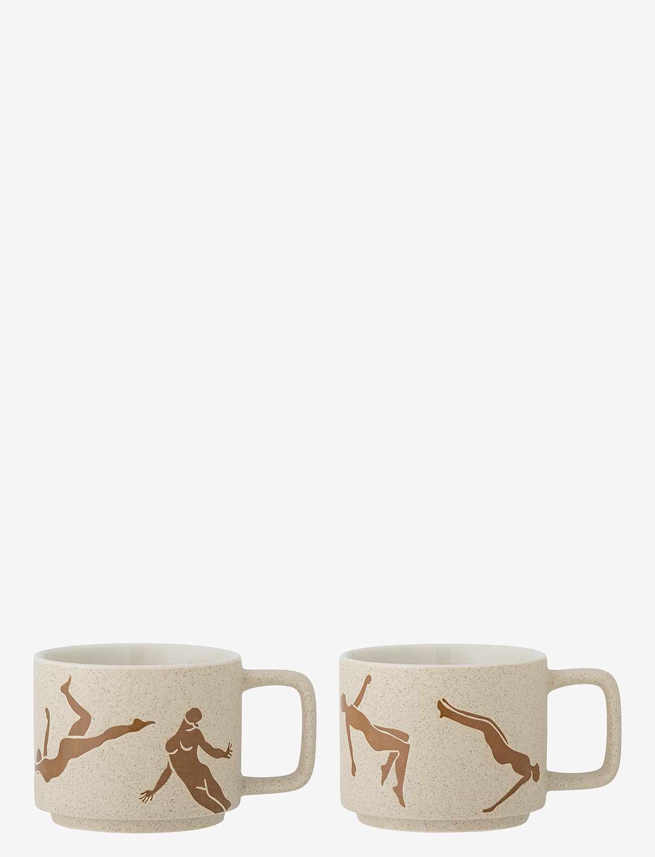 Bloomingville - Harlow Mug, Set of 2 - die niedrigsten preise - brown - 0