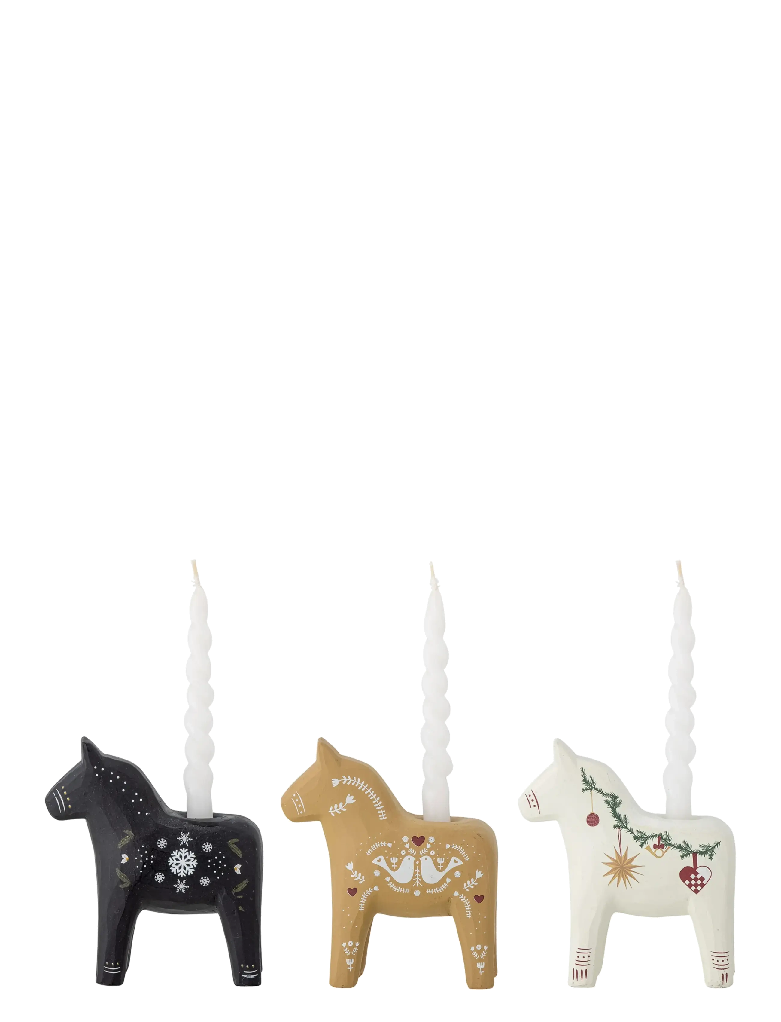 Bloomingville - Siffer Candle Holder - white - 2