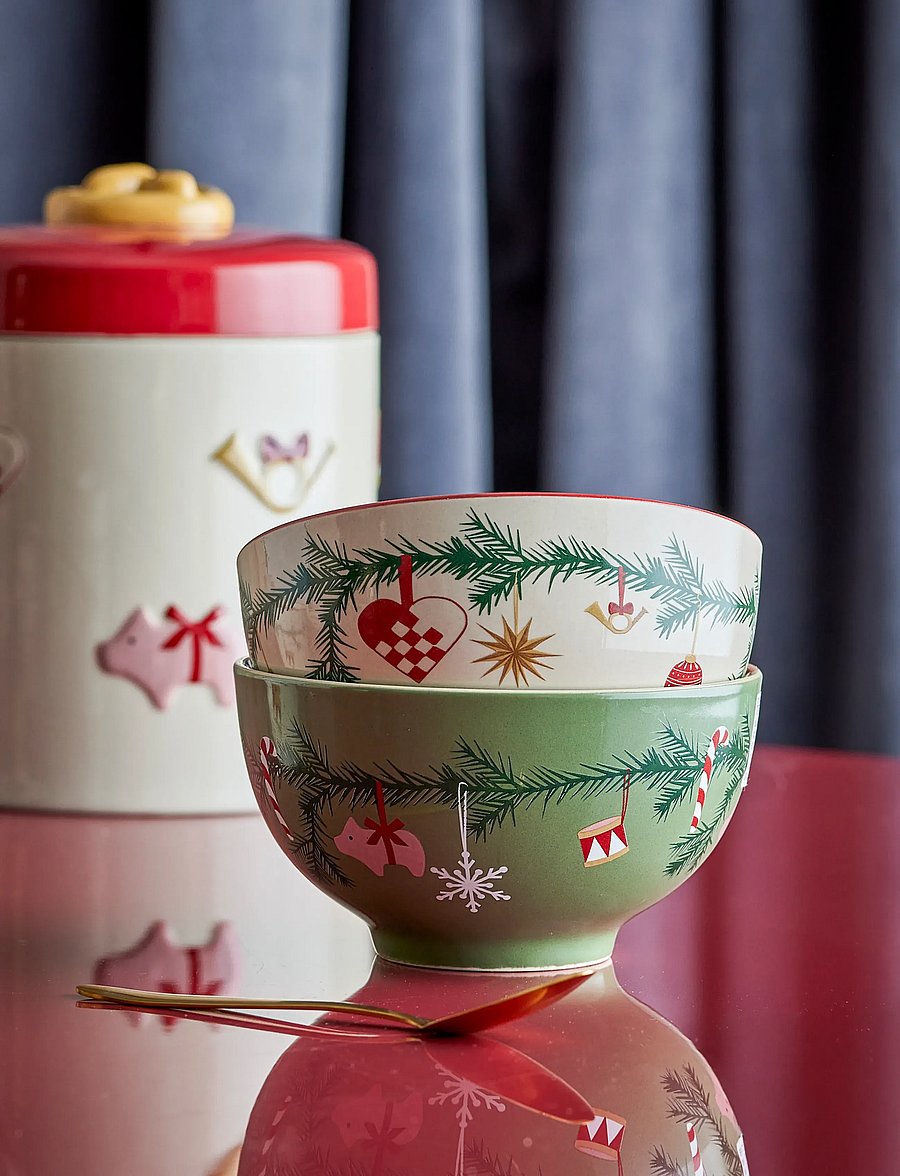 Bloomingville - Yule Bowl - die niedrigsten preise - green - 5