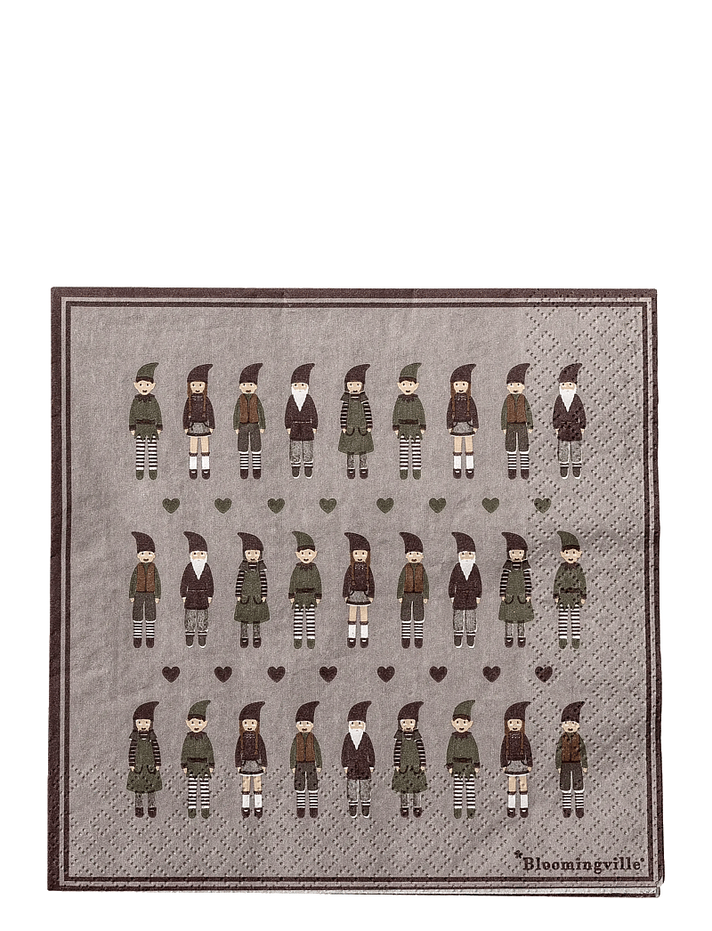 Bloomingville - Niklaus Napkin - green - 0