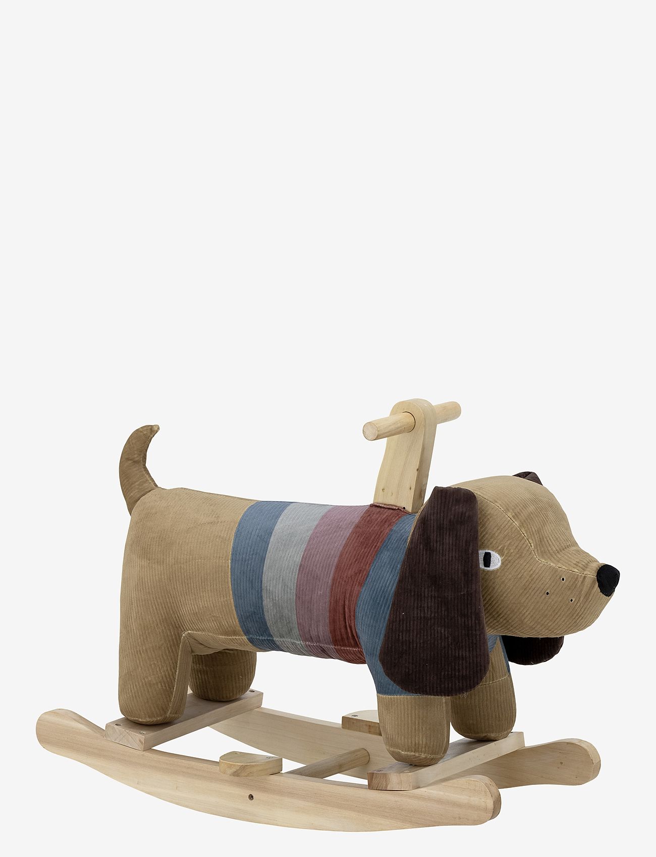 Bloomingville - Charlie Rocking Toy, Dog, Brown, Polyester - gaveidéer - brown - 1