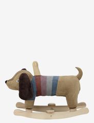Bloomingville - Charlie Rocking Toy, Dog, Brown, Polyester - födelsedagspresenter - brown - 1