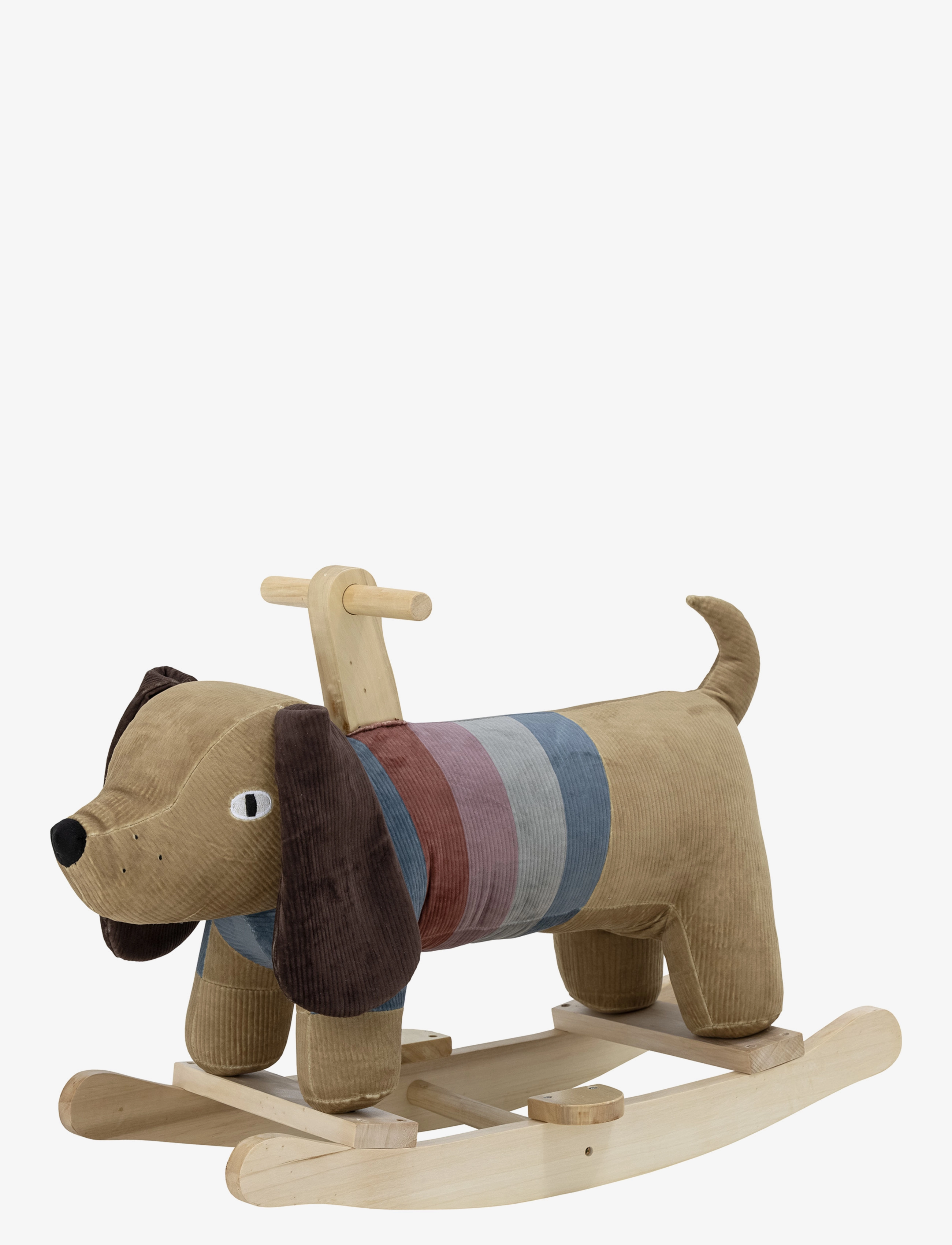 Bloomingville - Charlie Rocking Toy, Dog, Brown, Polyester - gift ideas - brown - 3
