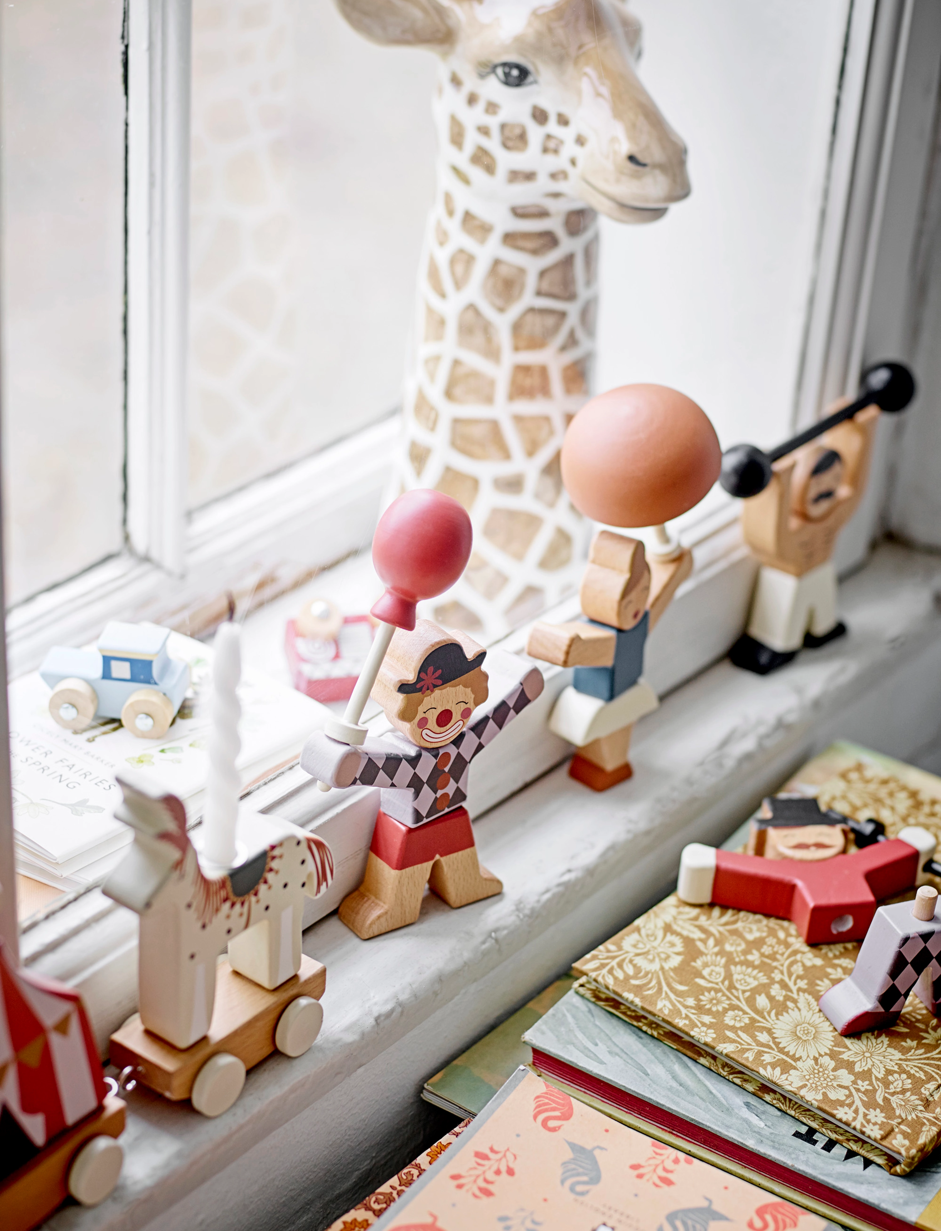 Bloomingville Rossaio Toy, One Size x 14, Multi/patterned, Legesæt Og Actionfigurer > Træfigurer, Børn