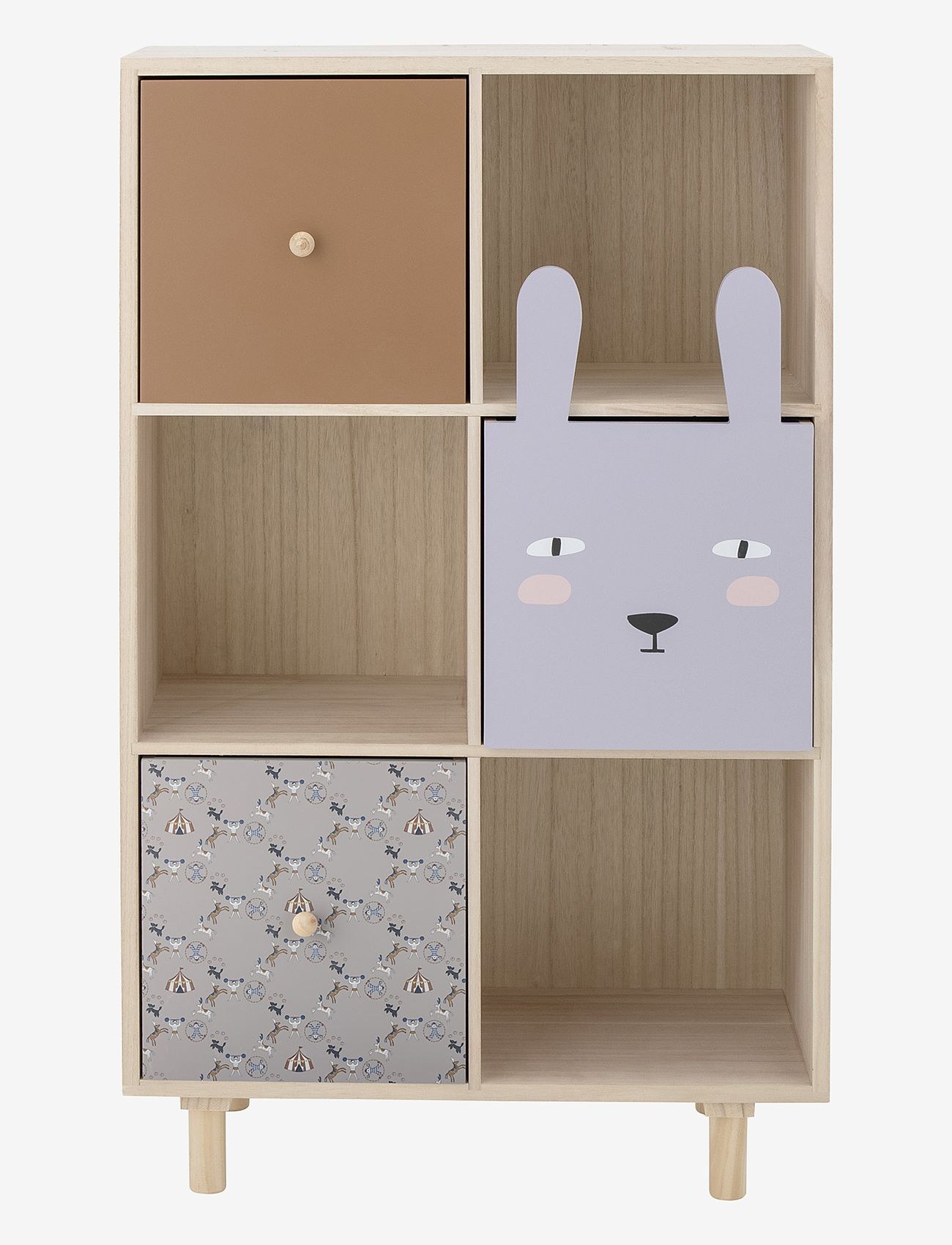 Bloomingville - Calle Bookcase w/Drawers - möbel mit aufbewahrungsfunktion - nature - 1