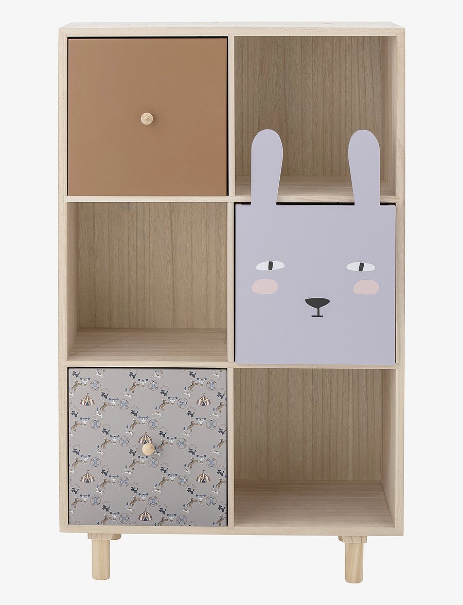 Bloomingville - Calle Bookcase w/Drawers - möbel mit aufbewahrungsfunktion - nature - 1