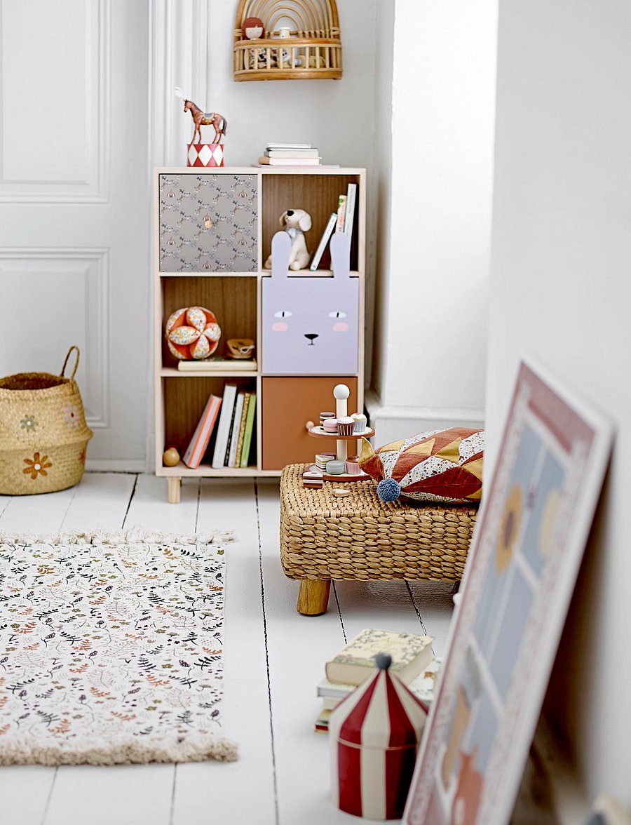 Bloomingville - Calle Bookcase w/Drawers - möbel mit aufbewahrungsfunktion - nature - 0