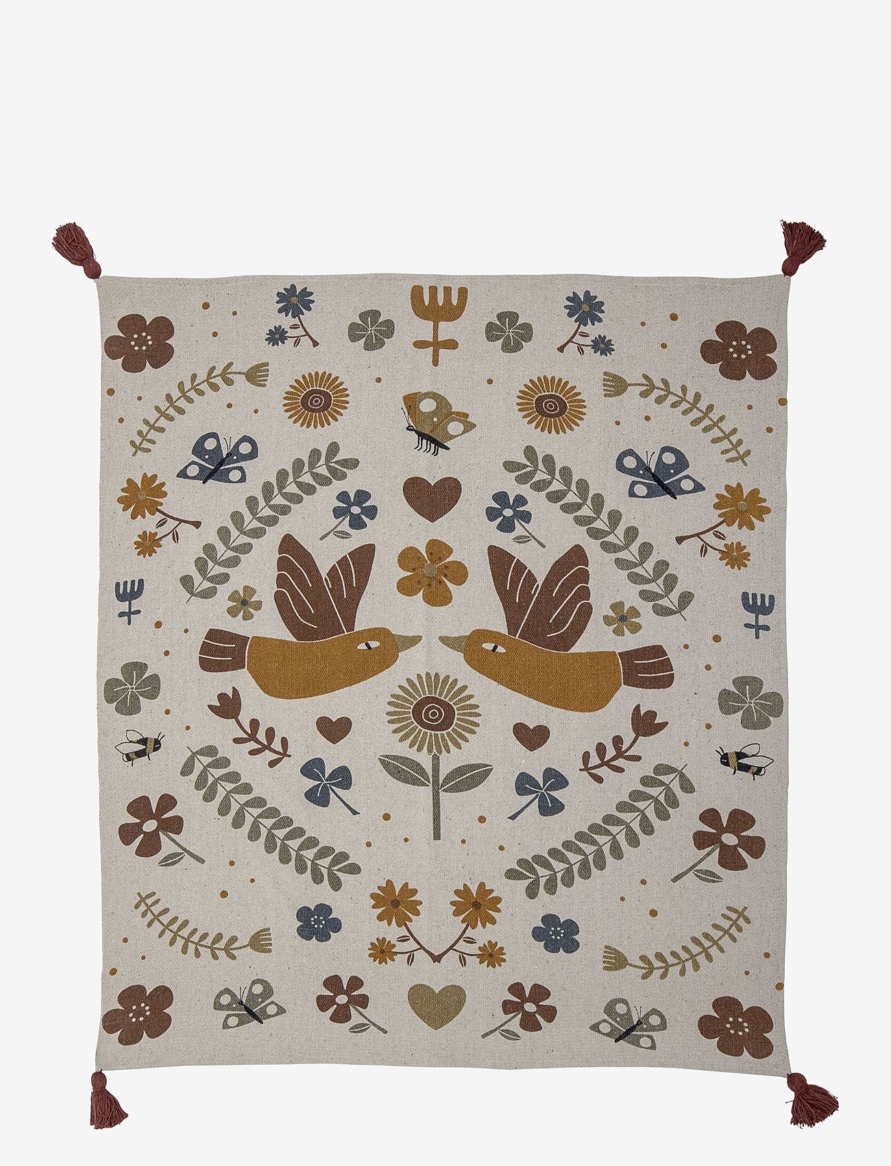 Bloomingville - Dorell Throw - die niedrigsten preise - brown - 1