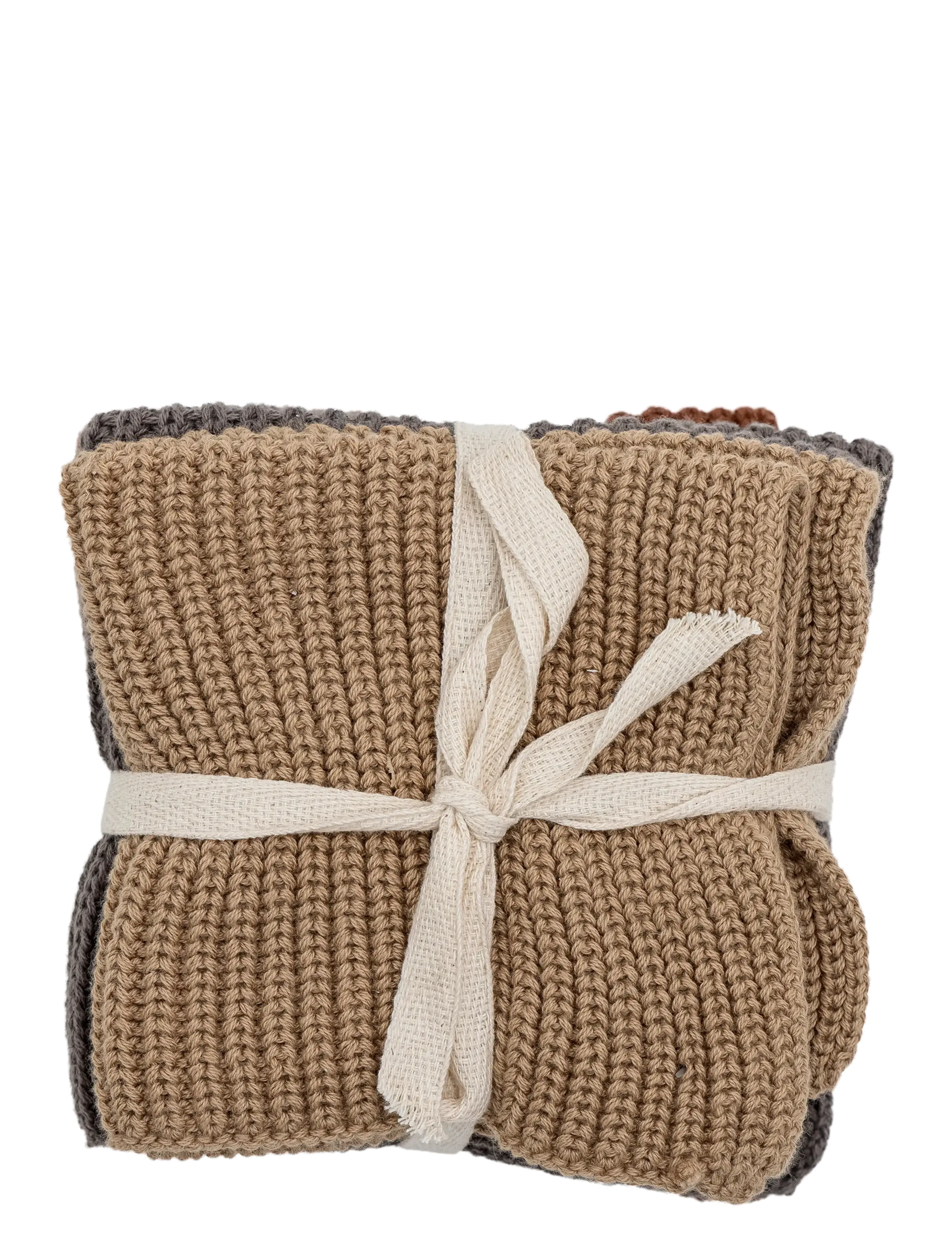 Bloomingville - Ninna Dishcloth, Multi, Cotton - indų šluostės ir šepetėliai - multi-coloured - 2