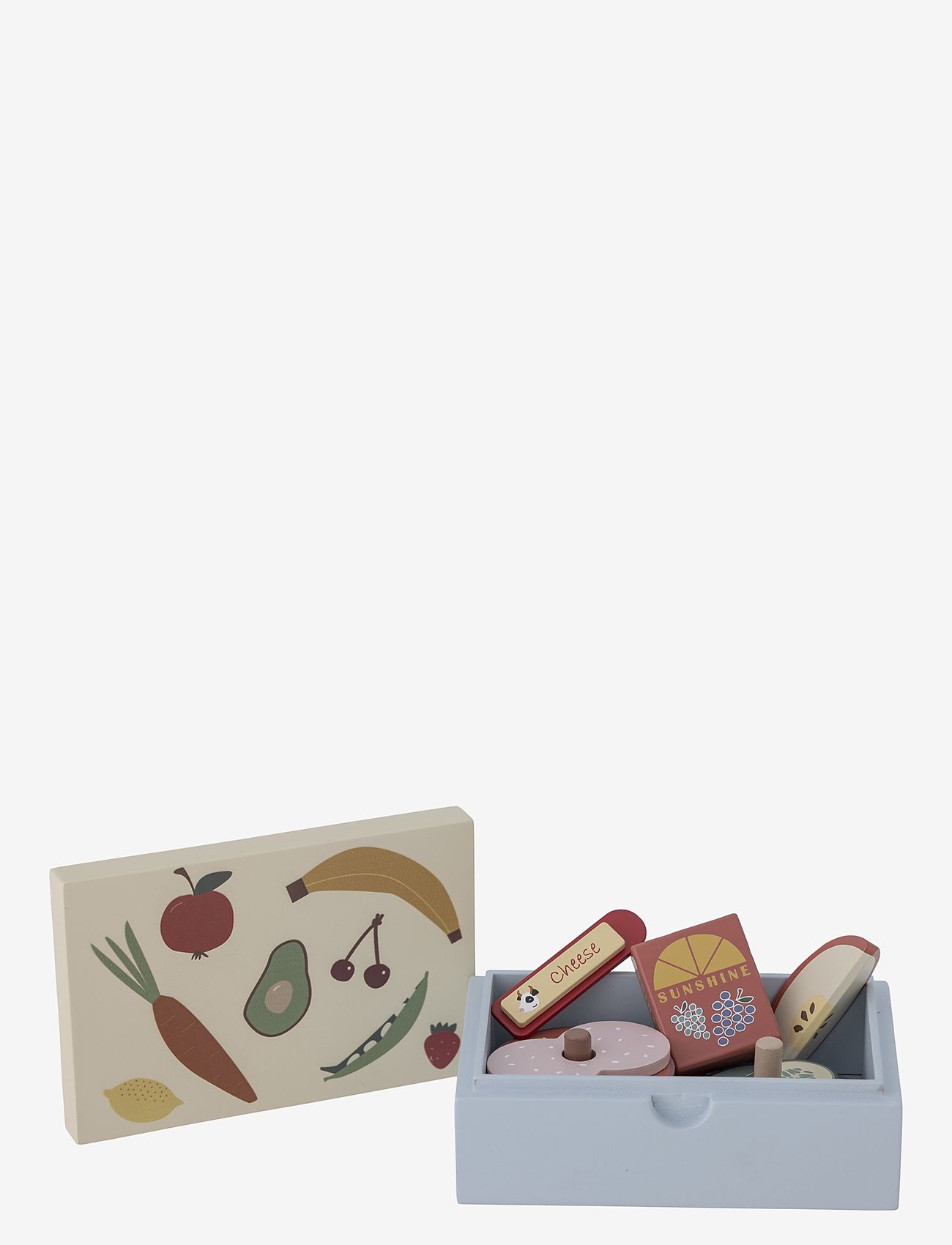 Bloomingville - Thyra Play Set - legemad & legekager - blue - 2