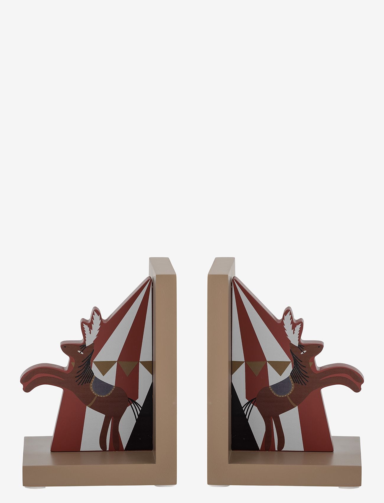 Bloomingville - Santos Bookend - dekorativt tilbehør - red - 2