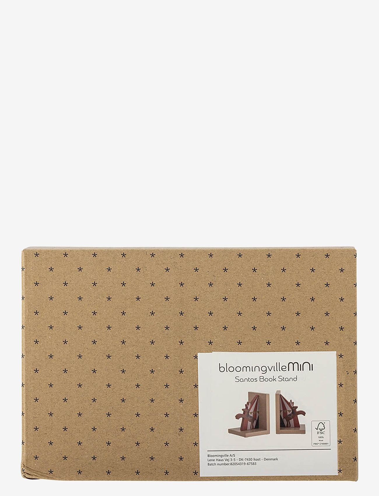 Bloomingville - Santos Bookend - dekorativt tilbehør - red - 4