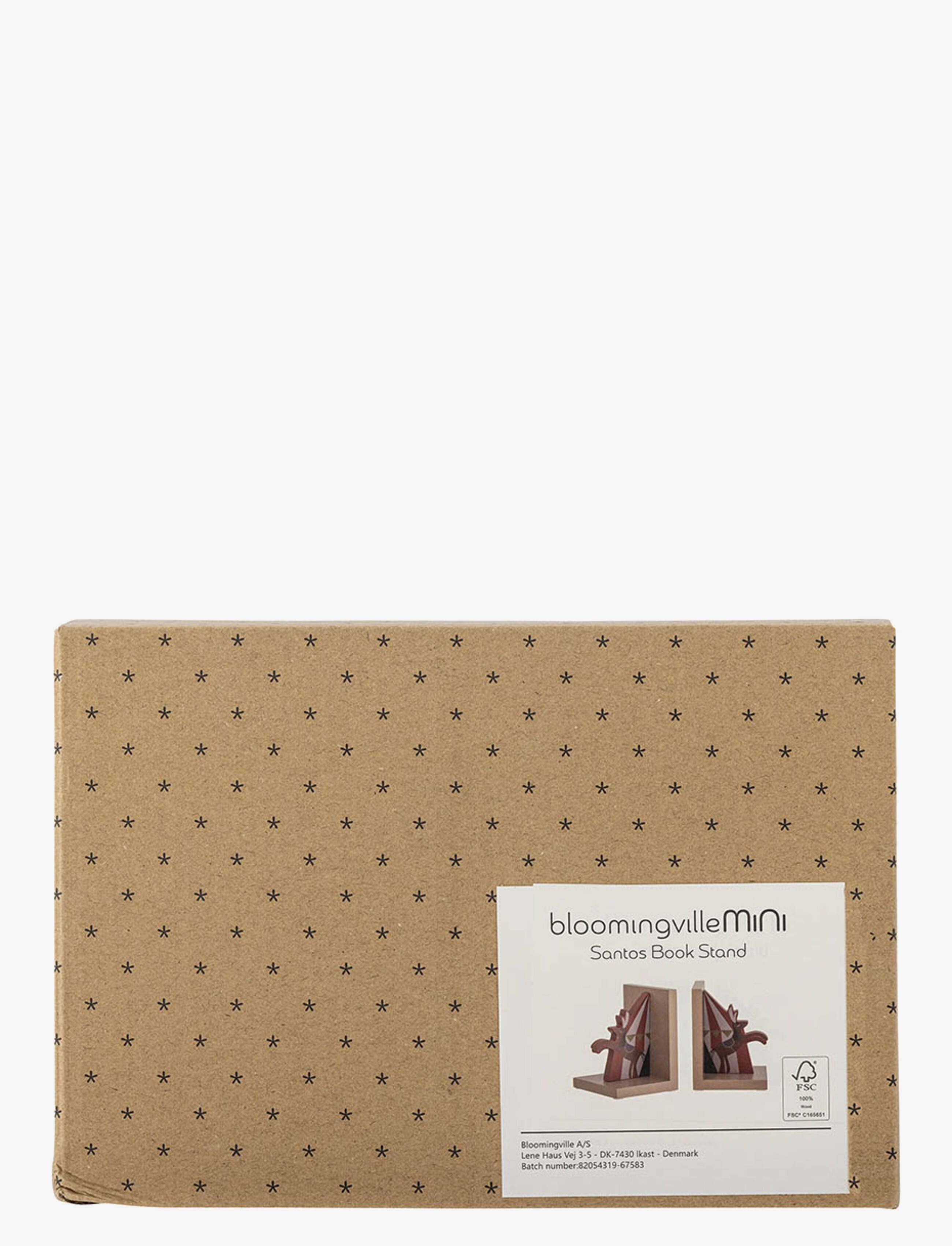 Bloomingville - Santos Bookend - laveste priser - red - 3