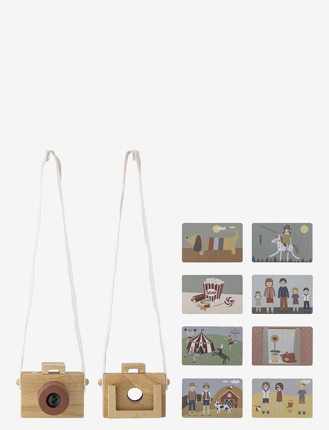 Bloomingville - Dalton Toy Camera, FSC® 100% - costume accessories - nature - 1