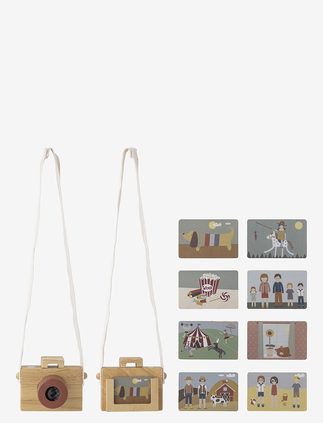 Bloomingville - Dalton Toy Camera, FSC® 100% - costume accessories - nature - 2