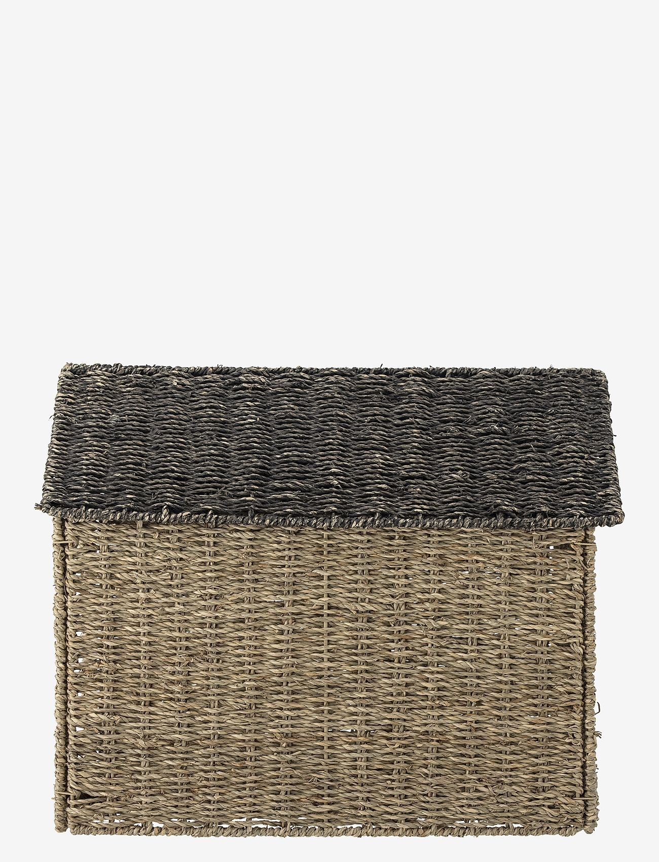 Bloomingville - Fredie Basket w/Lid - förvaringskorgar - nature - 3