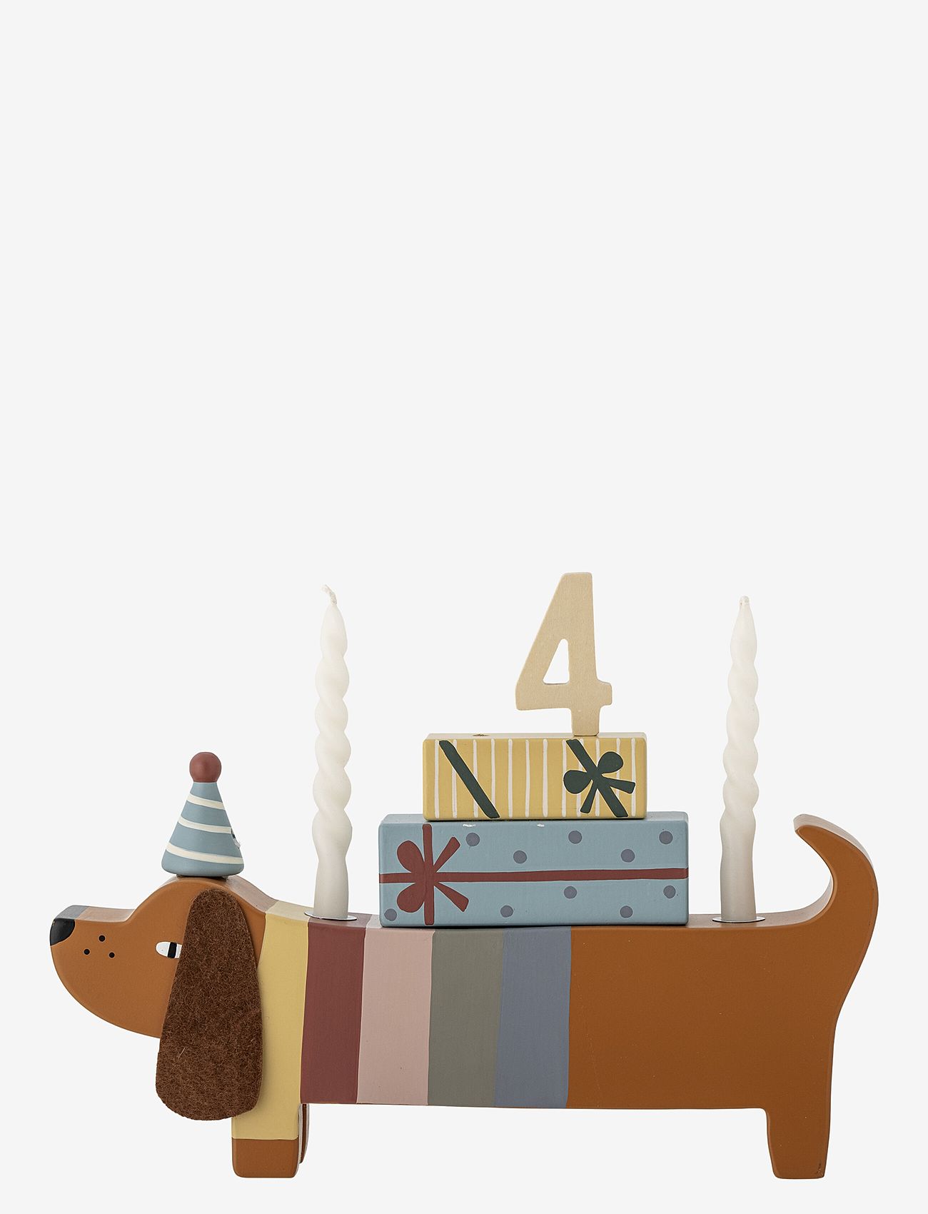 Bloomingville - Charlie Birthday Decoration - peotarvikud - brown - 1