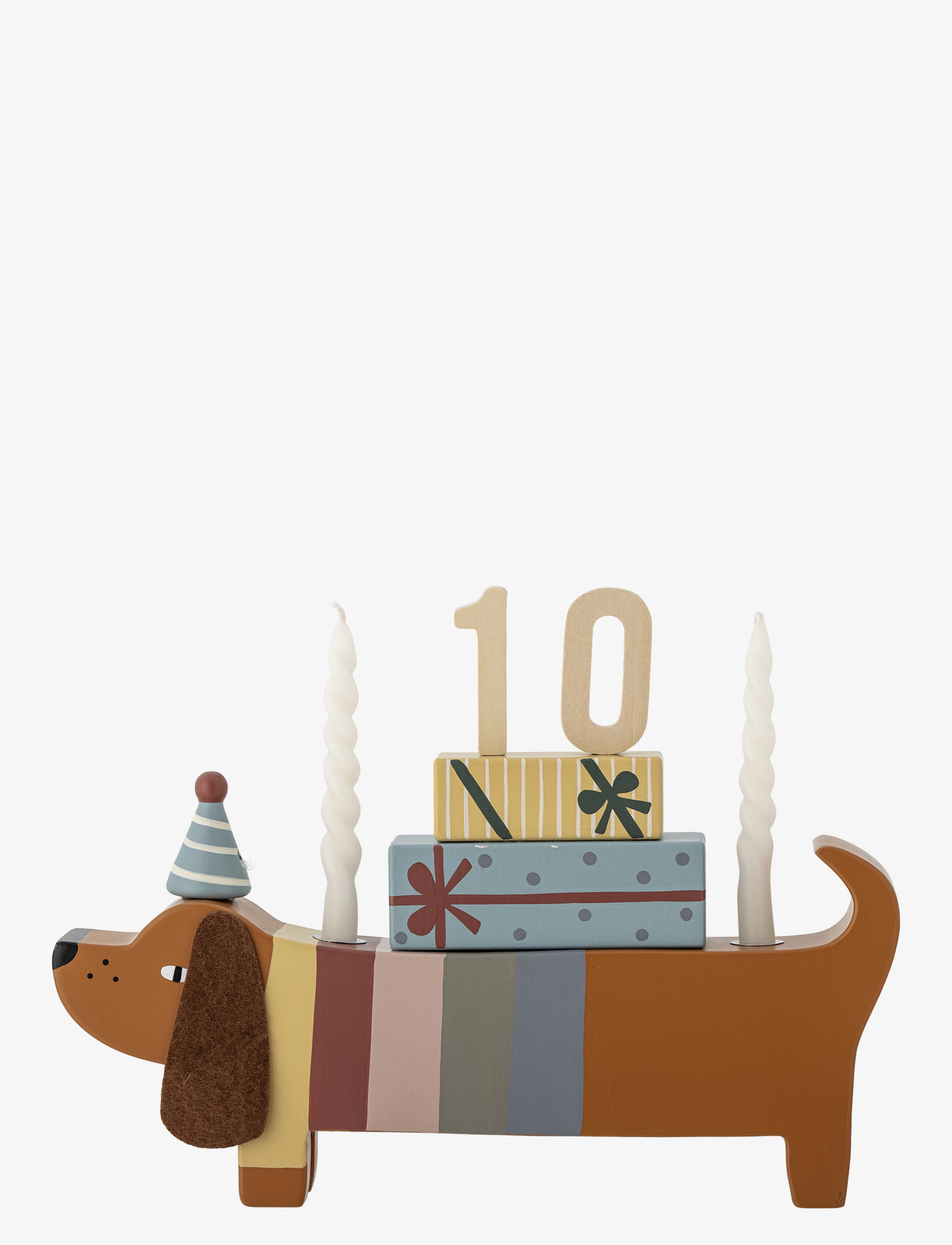 Bloomingville - Charlie Birthday Decoration - partybedarf - brown - 3
