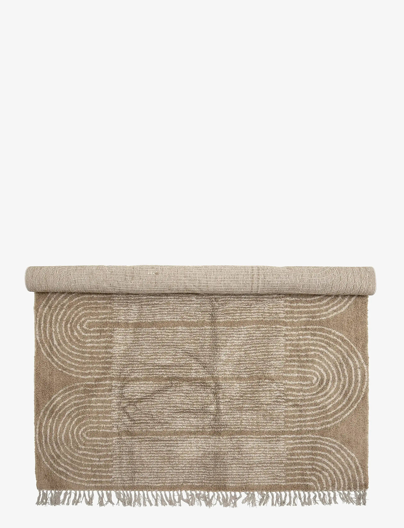 Bloomingville - Zeynep Rug - bomullsmattor & trasmattor - brown - 2