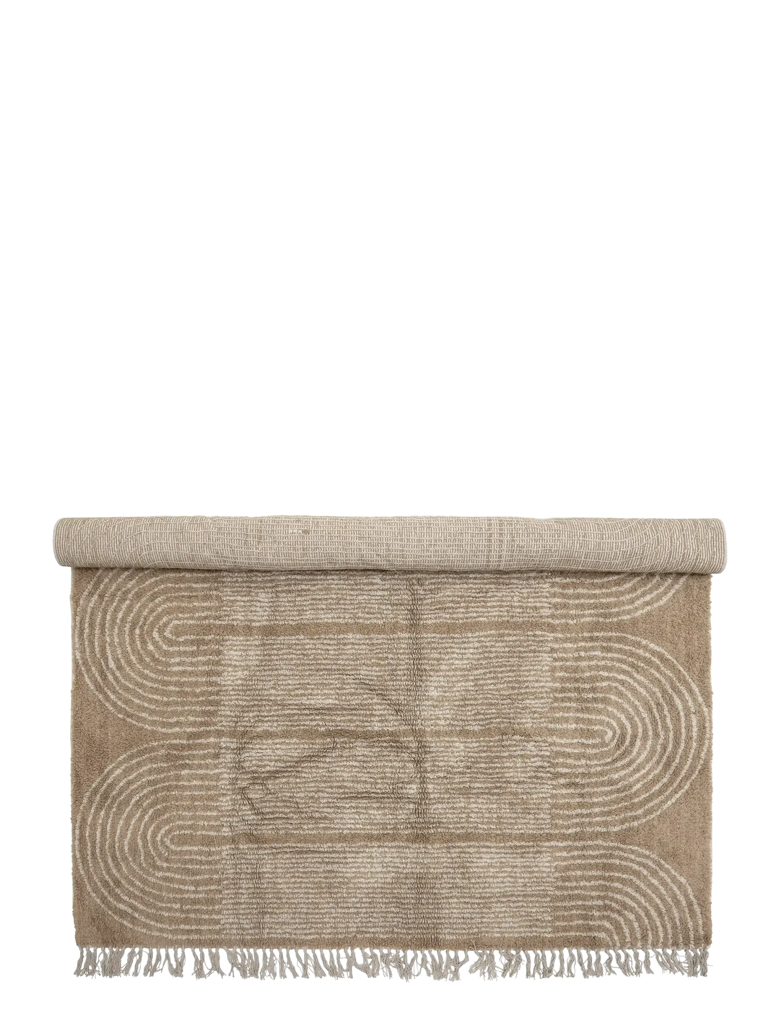 Bloomingville - Zeynep Rug - tapis en coton & tapis recyclé - brown - 2