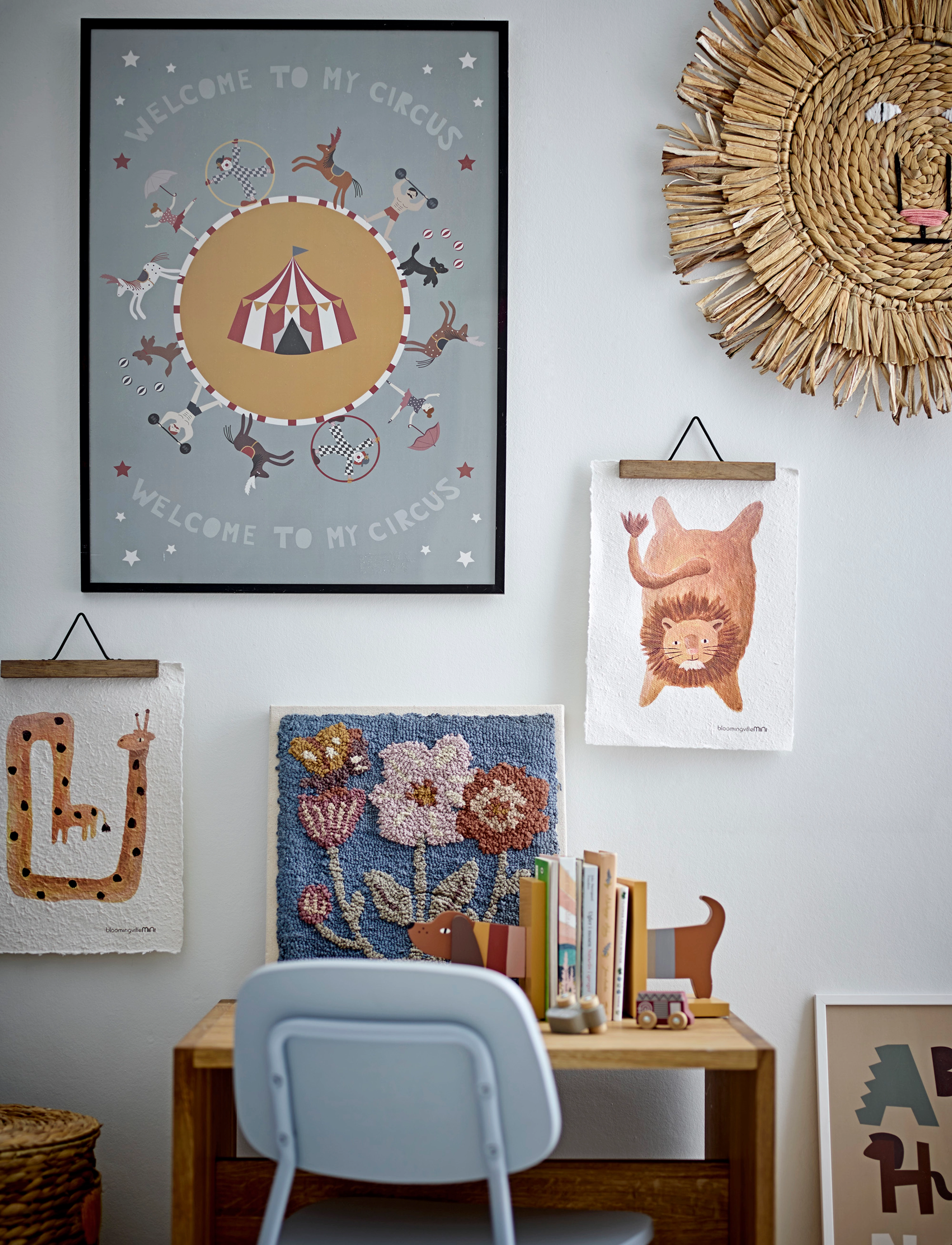Bloomingville Charlie Bookend, 12.5X15.5X15 cm, Kids Decor, Gelb - Decoration Accessories-details, Kinder