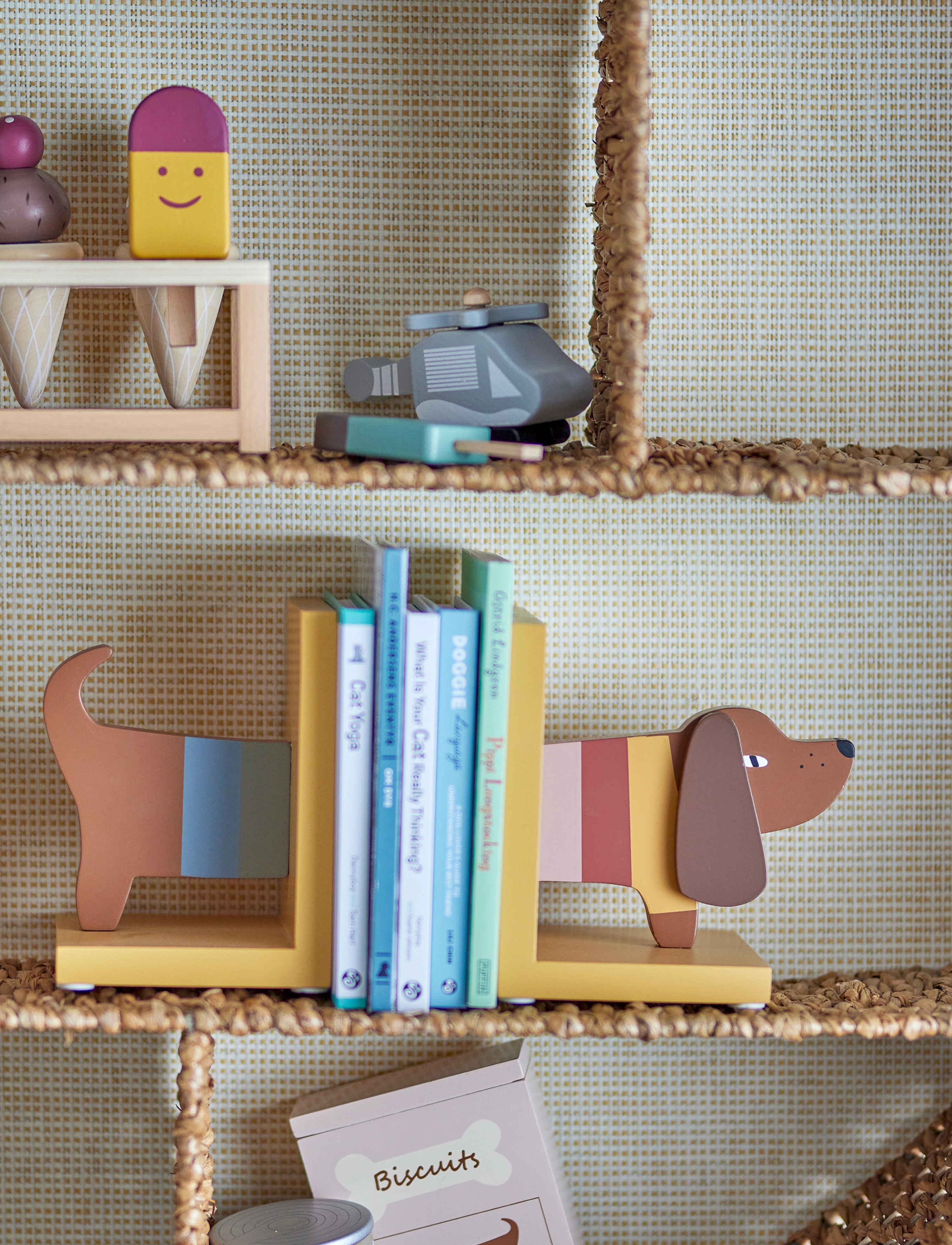 Bloomingville - Charlie Bookend - pyntegjenstander - yellow - 5