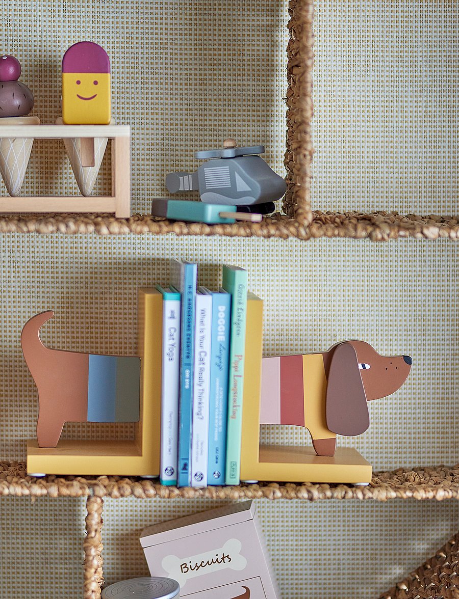 Bloomingville - Charlie Bookend - dekorative wohnaccessoires - yellow - 5
