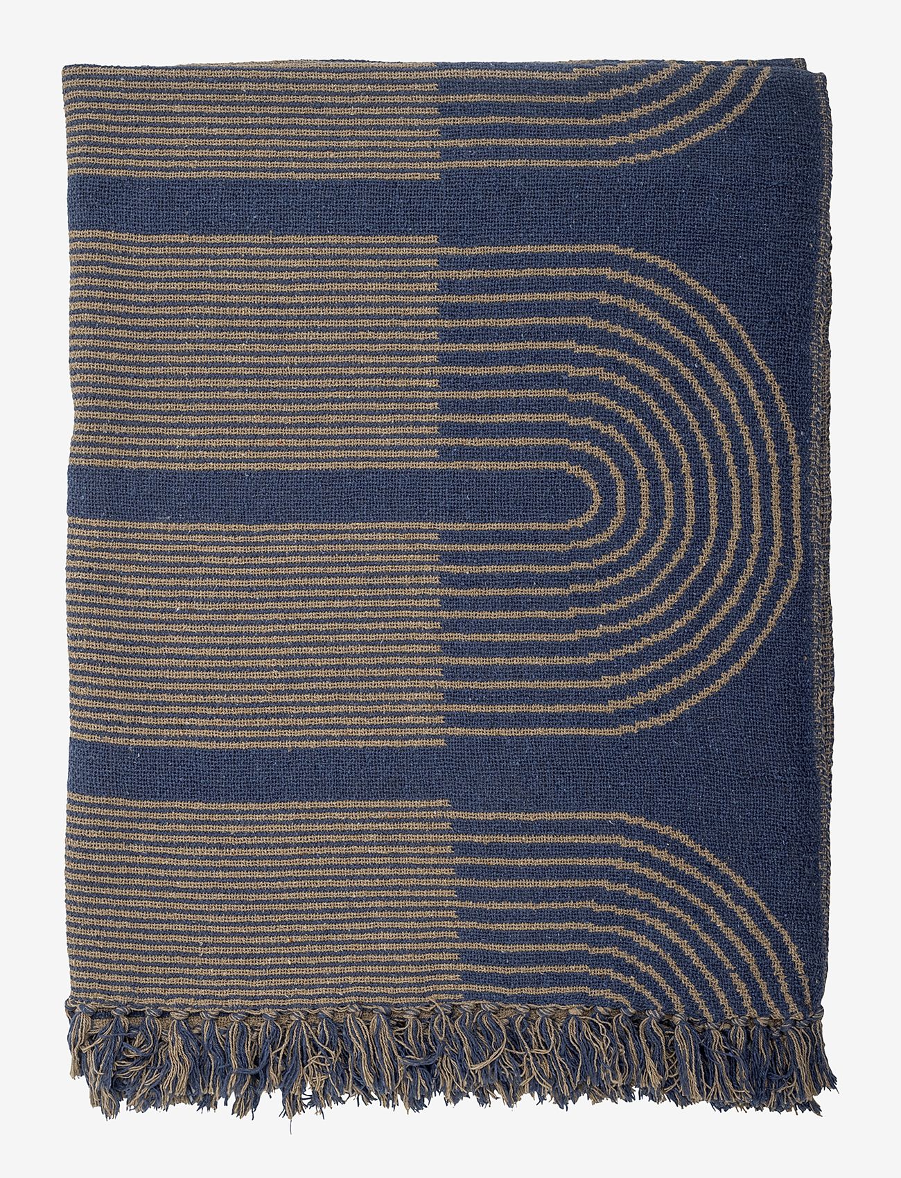 Bloomingville - Tiffanie Throw - laveste priser - blue - 2