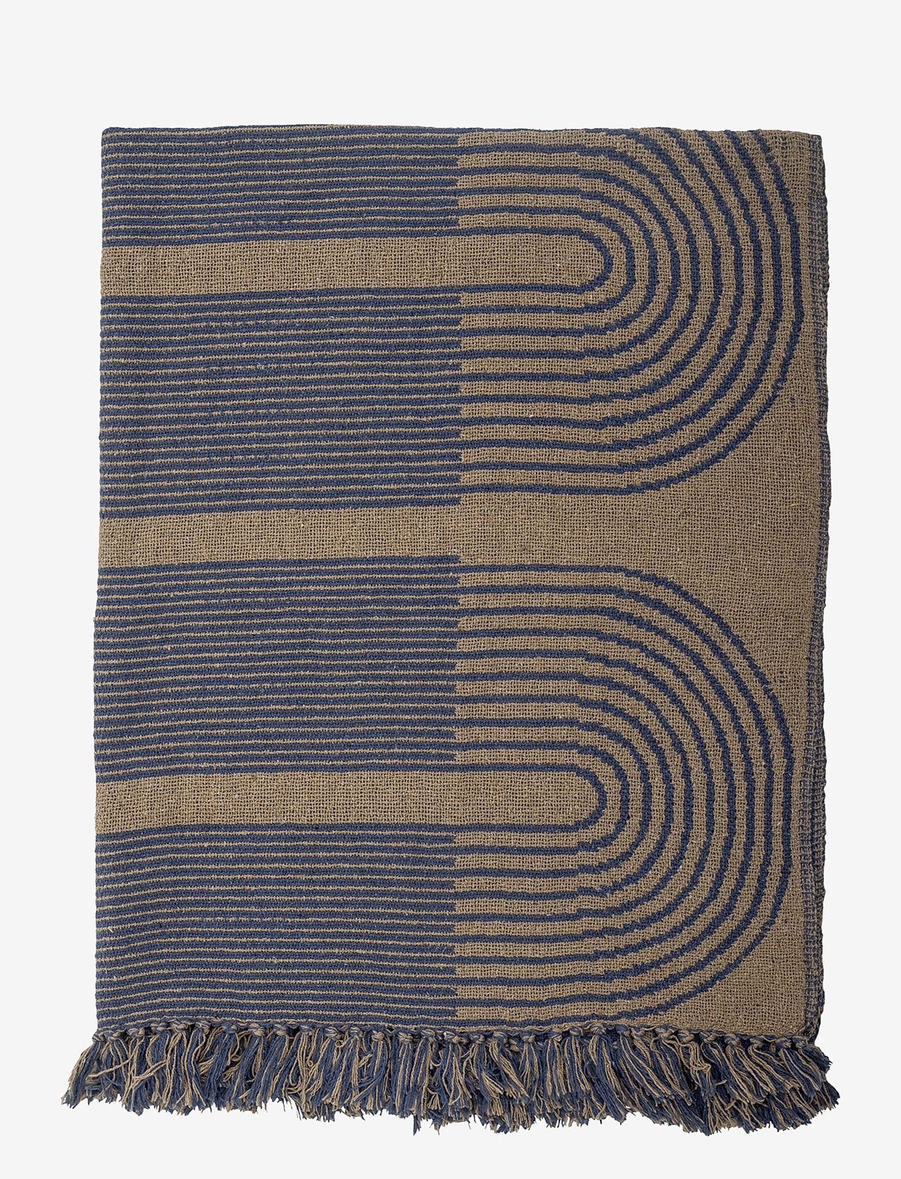 Bloomingville - Tiffanie Throw - laveste priser - blue - 3