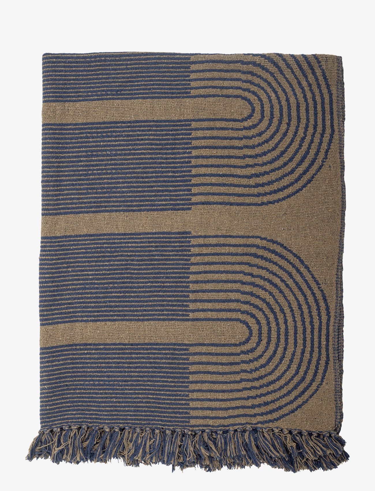 Bloomingville - Tiffanie Throw - najniższe ceny - blue - 3