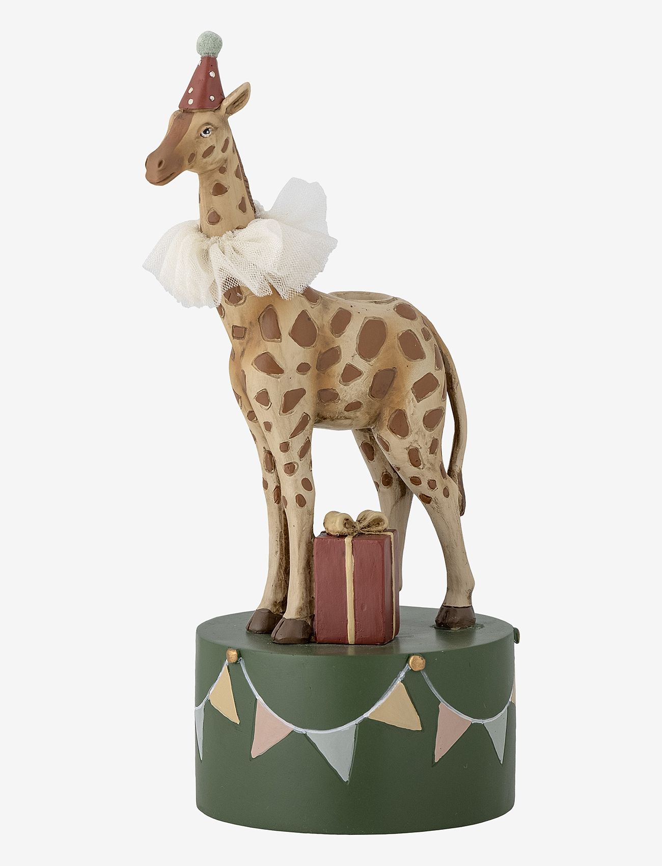 Bloomingville - Flor Candlestick, Brown, Polyresin - dekoratsioonid - brown - 1