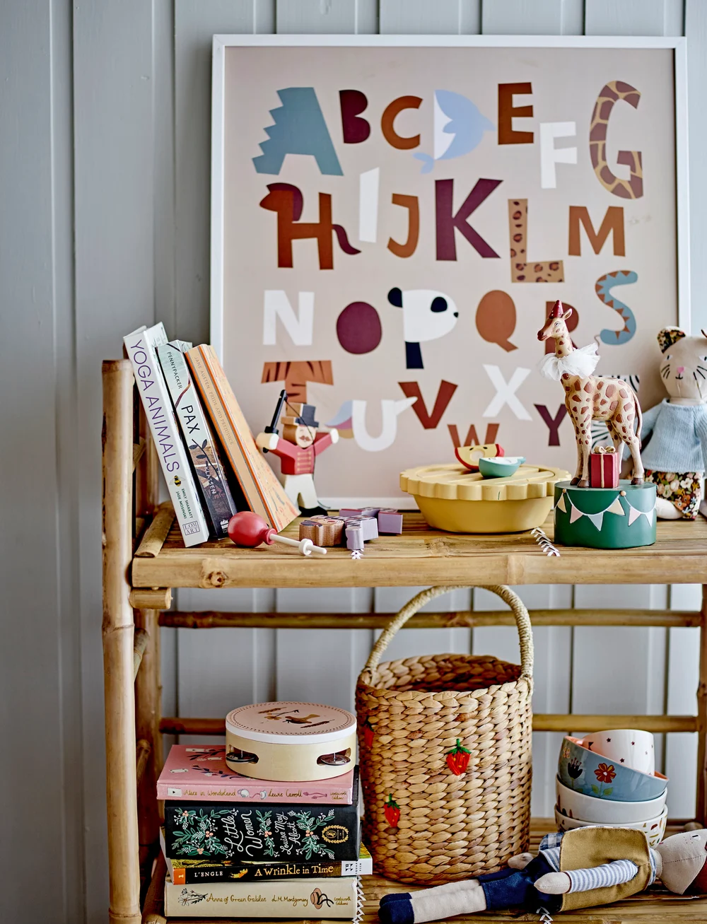 Bloomingville - Flor Candlestick, Brown, Polyresin - dekorative wohnaccessoires - brown - 3