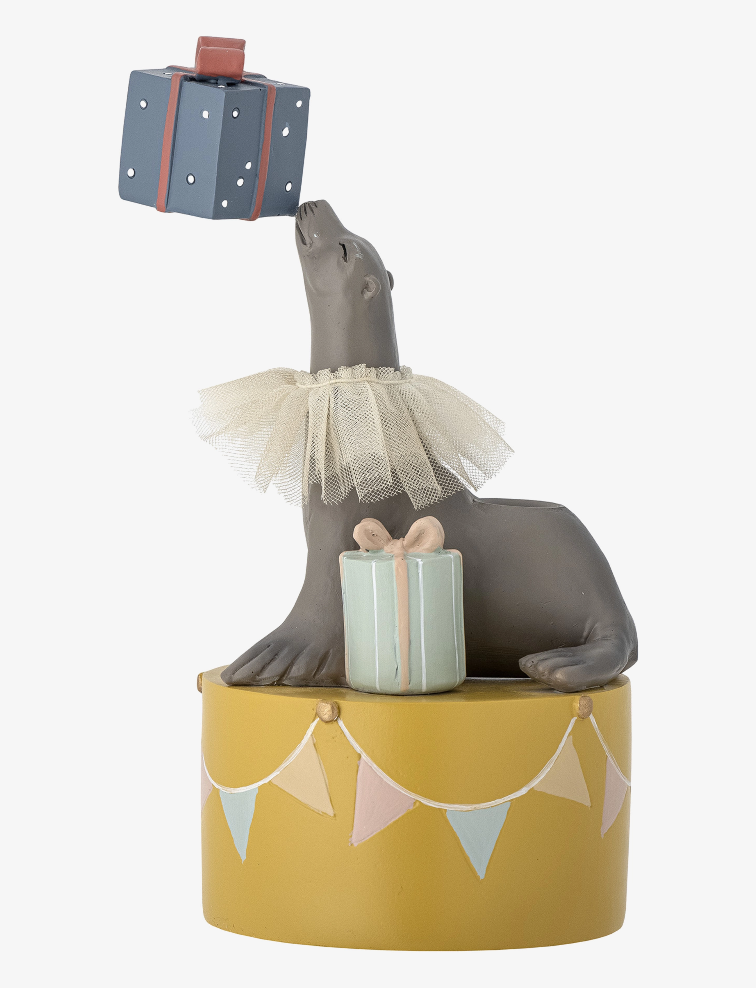 Bloomingville Flor Candlestick, Yellow, Polyresin - Dekoratsioonid - YELLOW / multi