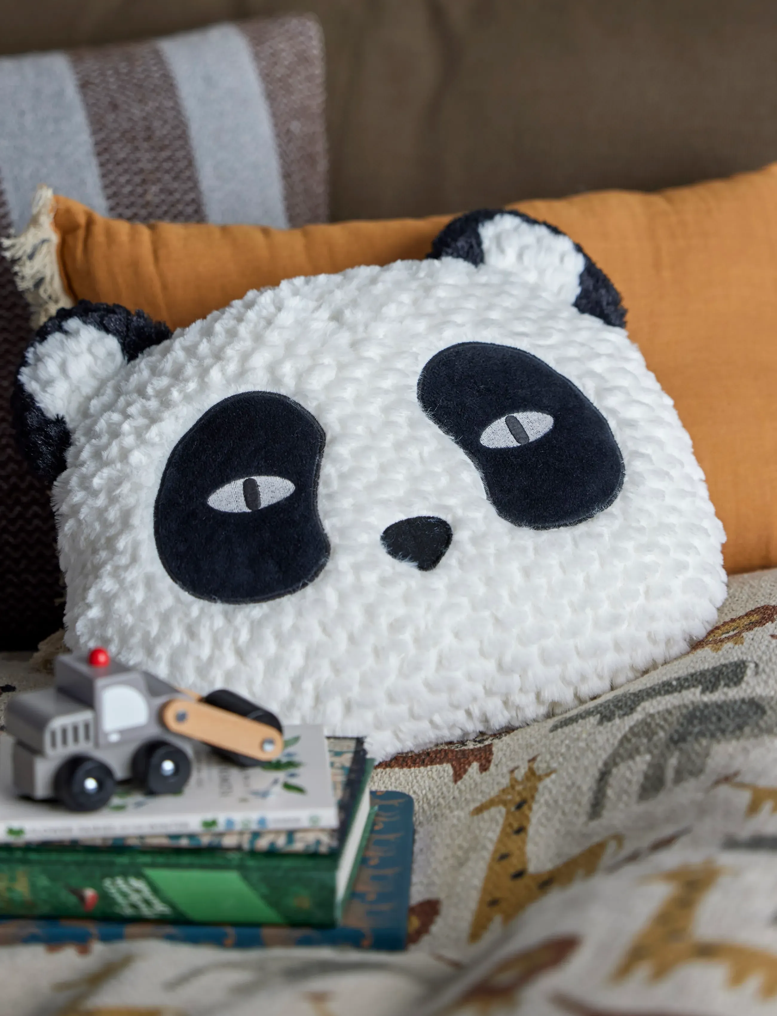 Bloomingville Levi Cushion, 33X28X13 cm, White, Indretning Til Børn > Puder, Børn
