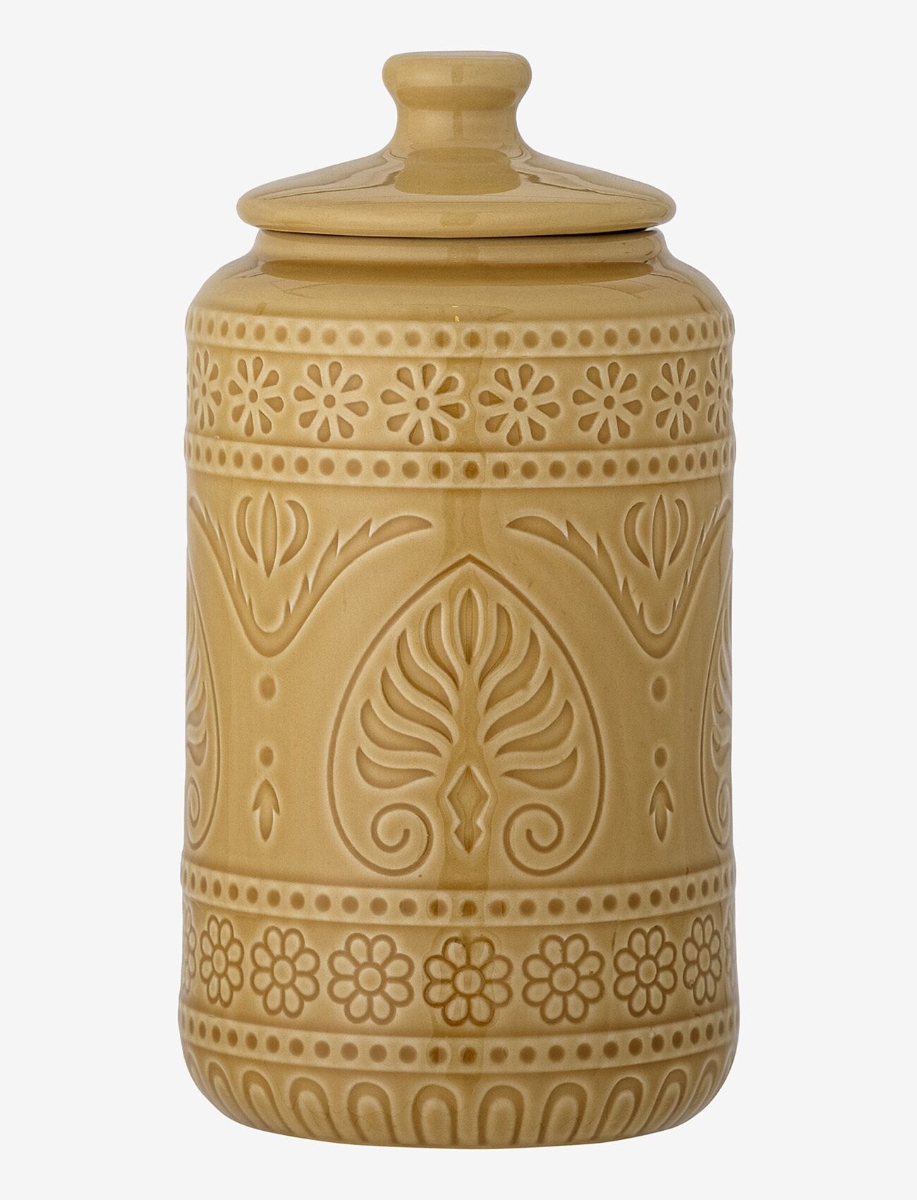 Bloomingville - Rani Jar w/Lid - köp efter pris - yellow - 0