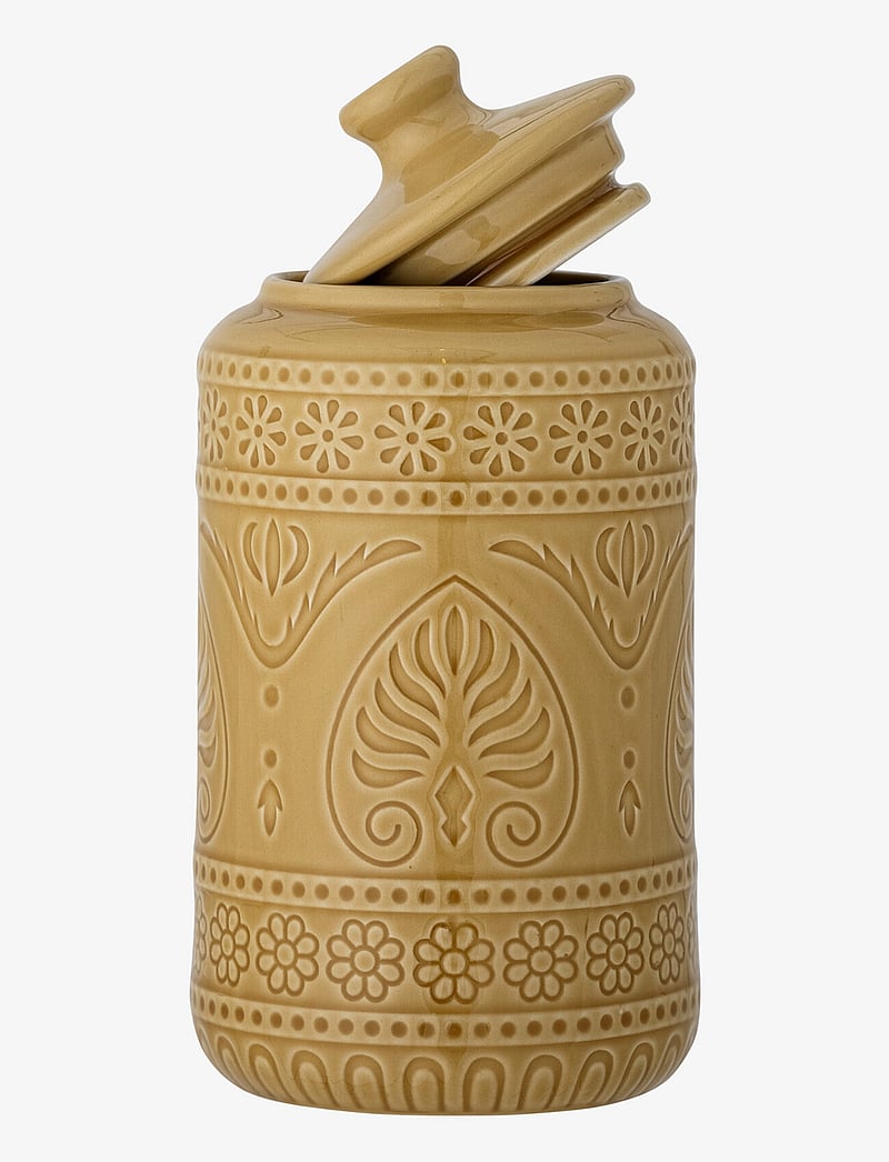 Bloomingville - Rani Jar w/Lid - madalaimad hinnad - yellow - 1