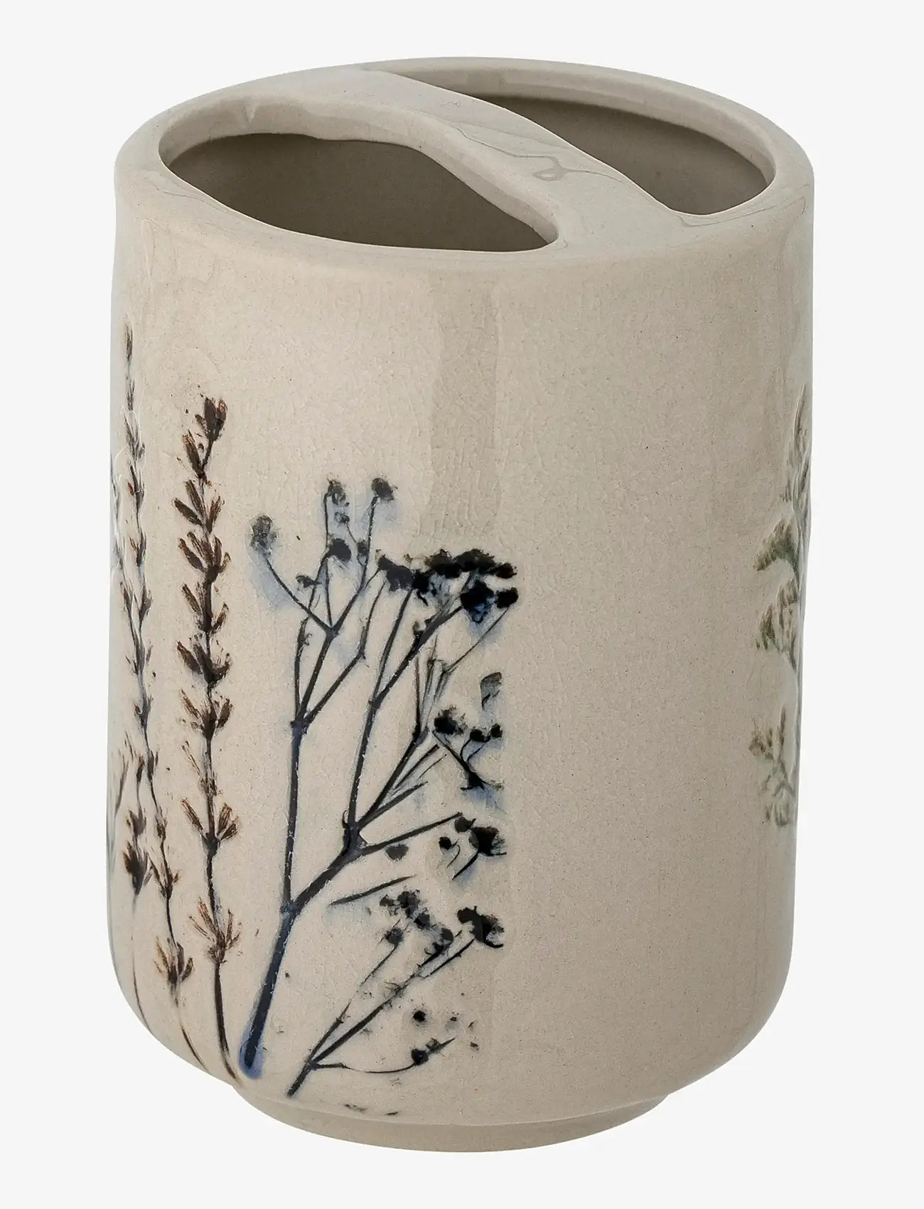 Bloomingville - Bea Soap Dispenser Set, Nature, Stoneware - køb efter pris - beige - 1