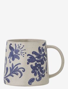 Petunia Mug, Blue, Stoneware, Bloomingville